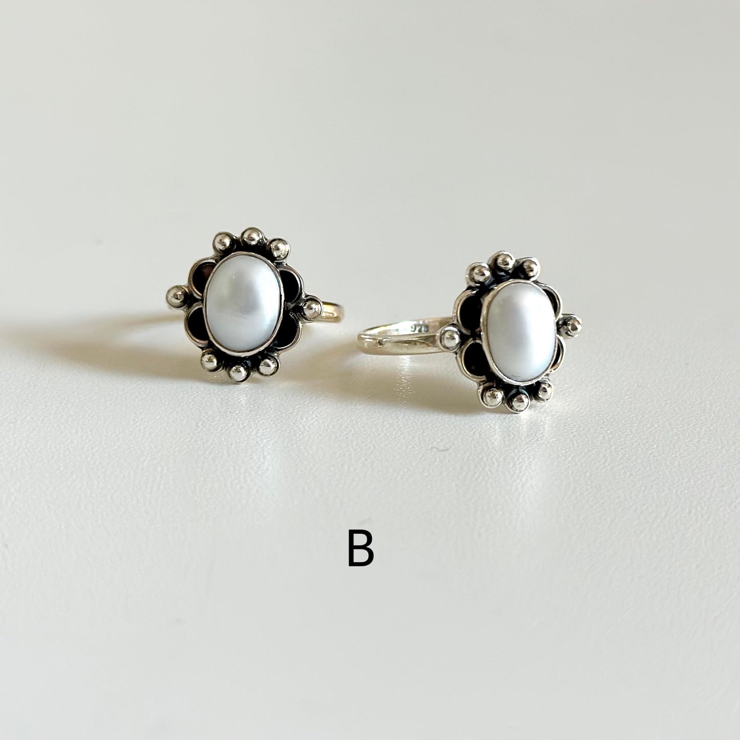 Pearl design ring 8