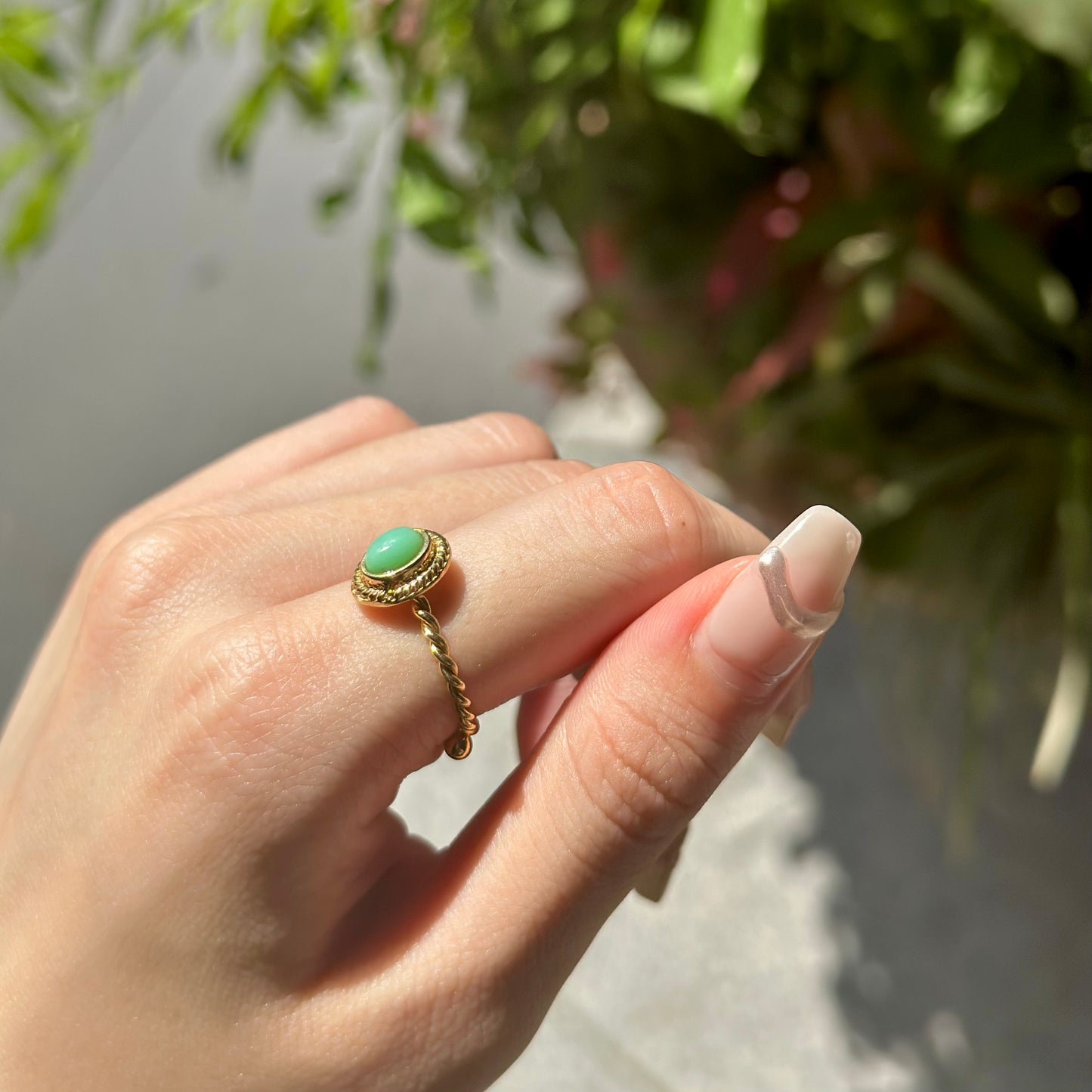 Brass petit ring 12