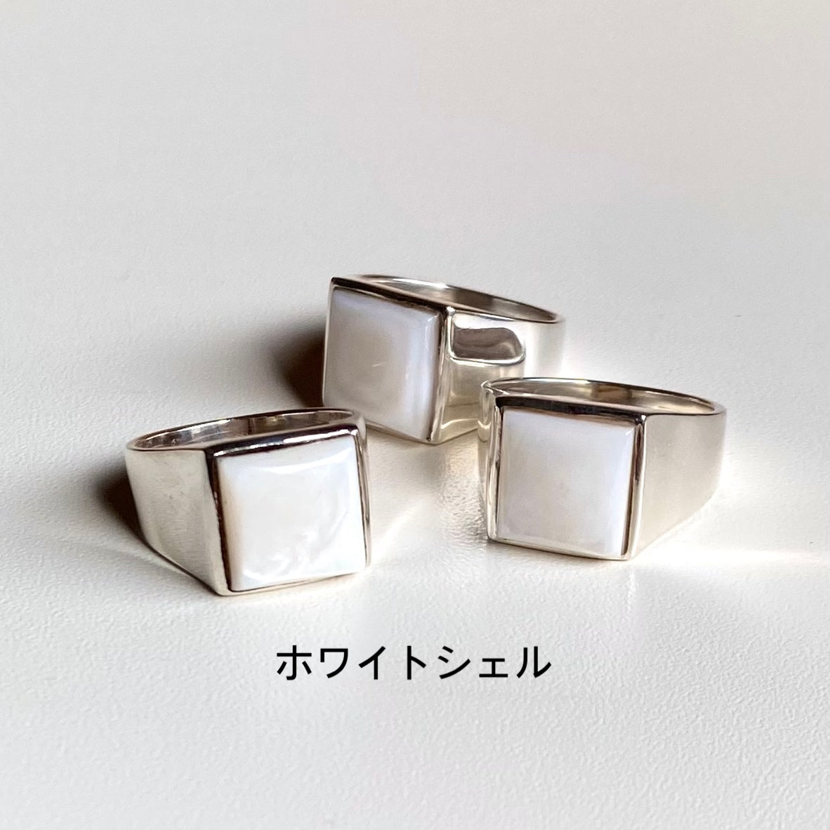 Silver925 square ring 8