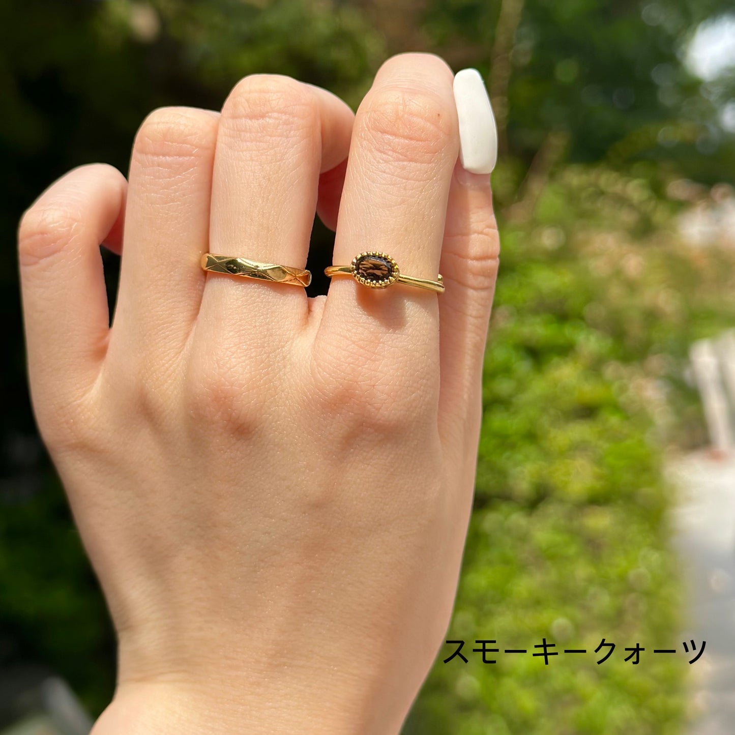 Brass petit ring 11