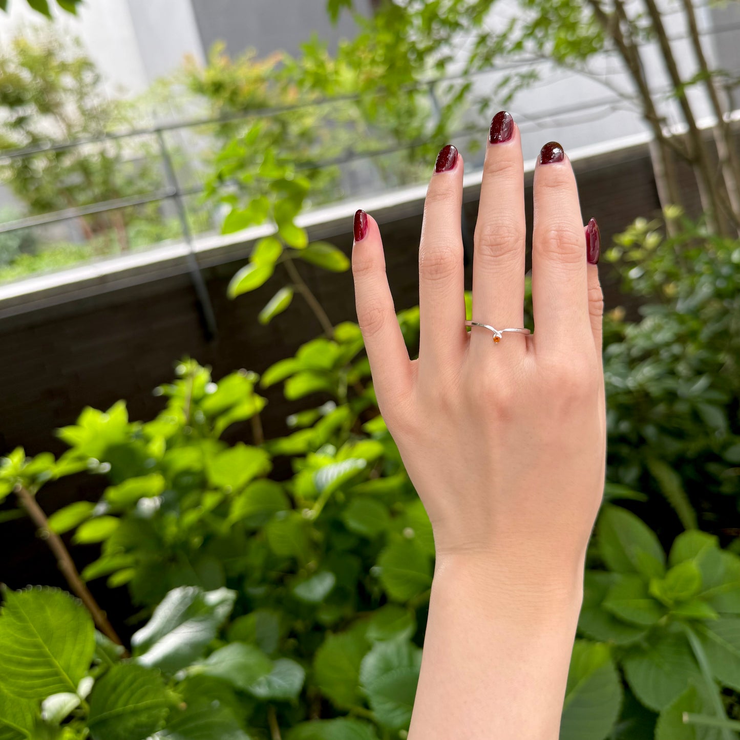 Silver925 V design ring 5