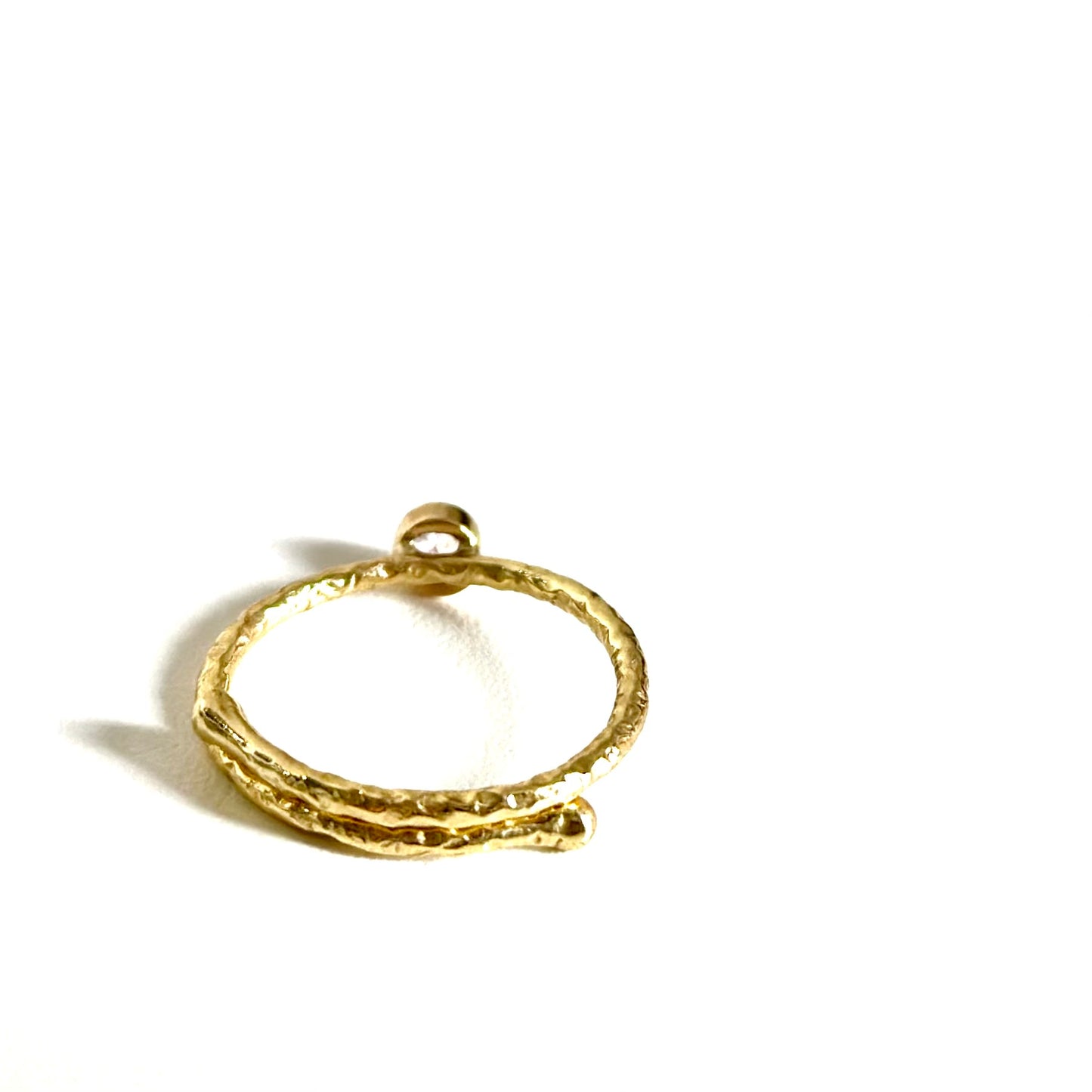 Brass petit ring 53