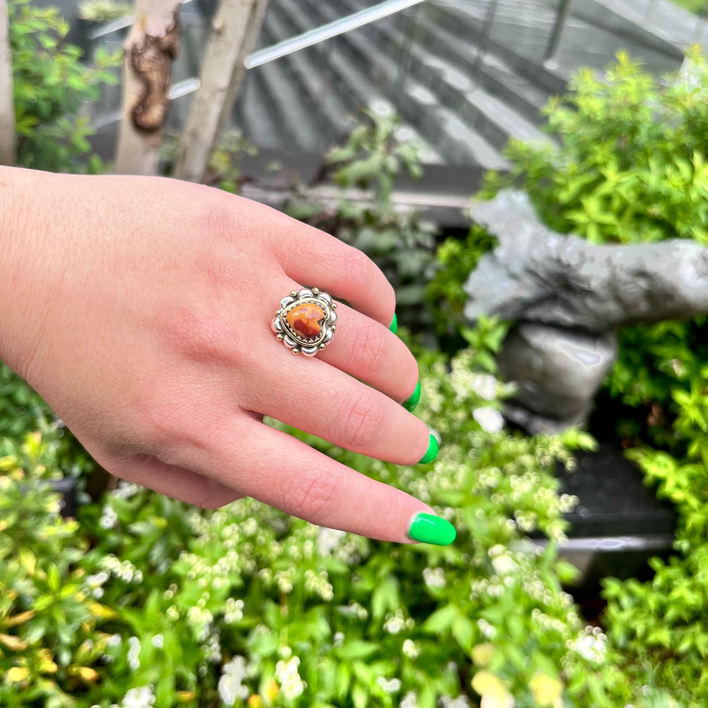Heart ring 6