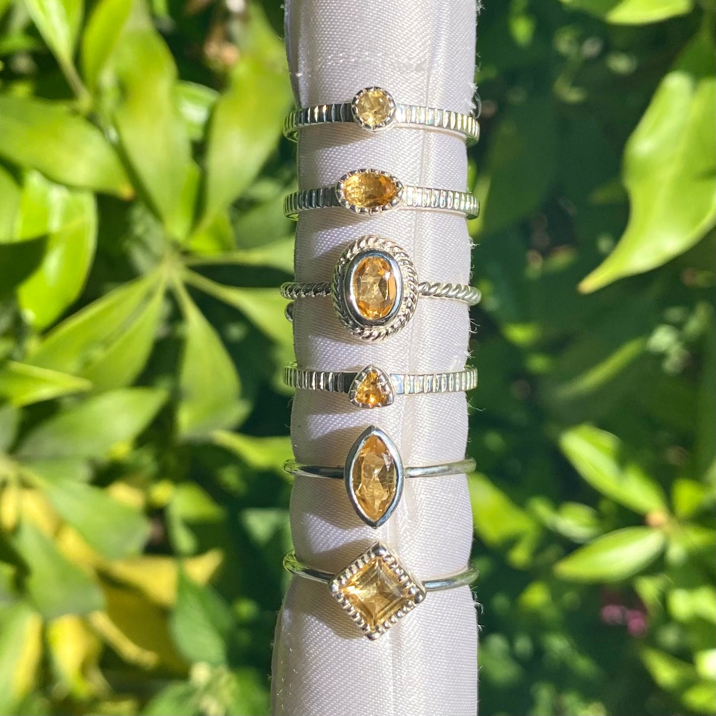 Silver925 petit ring〈yellow〉