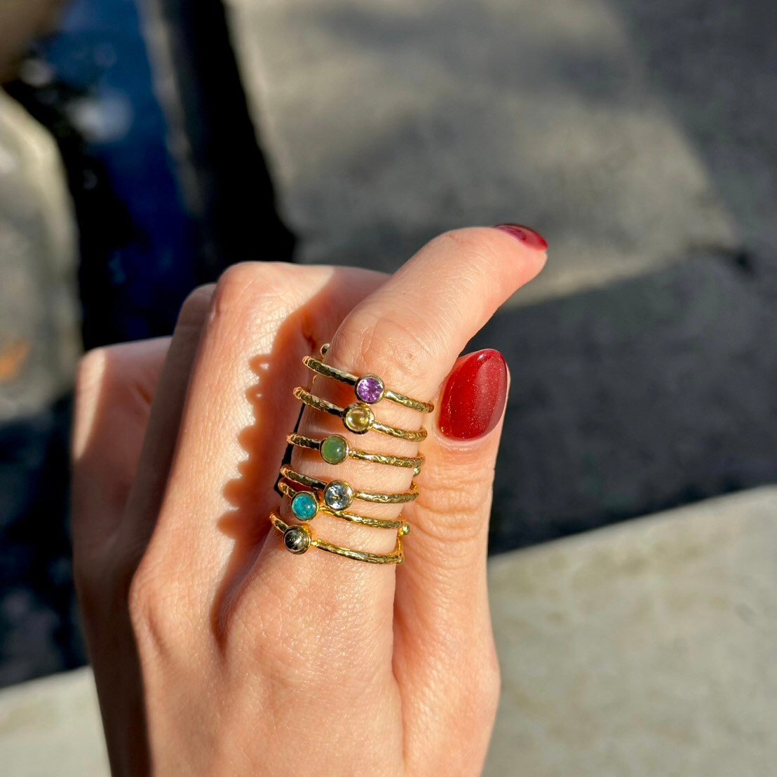 Brass petit ring 41