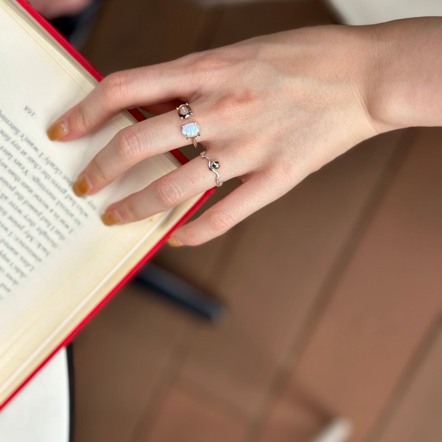 Silver925 2stone ring 16