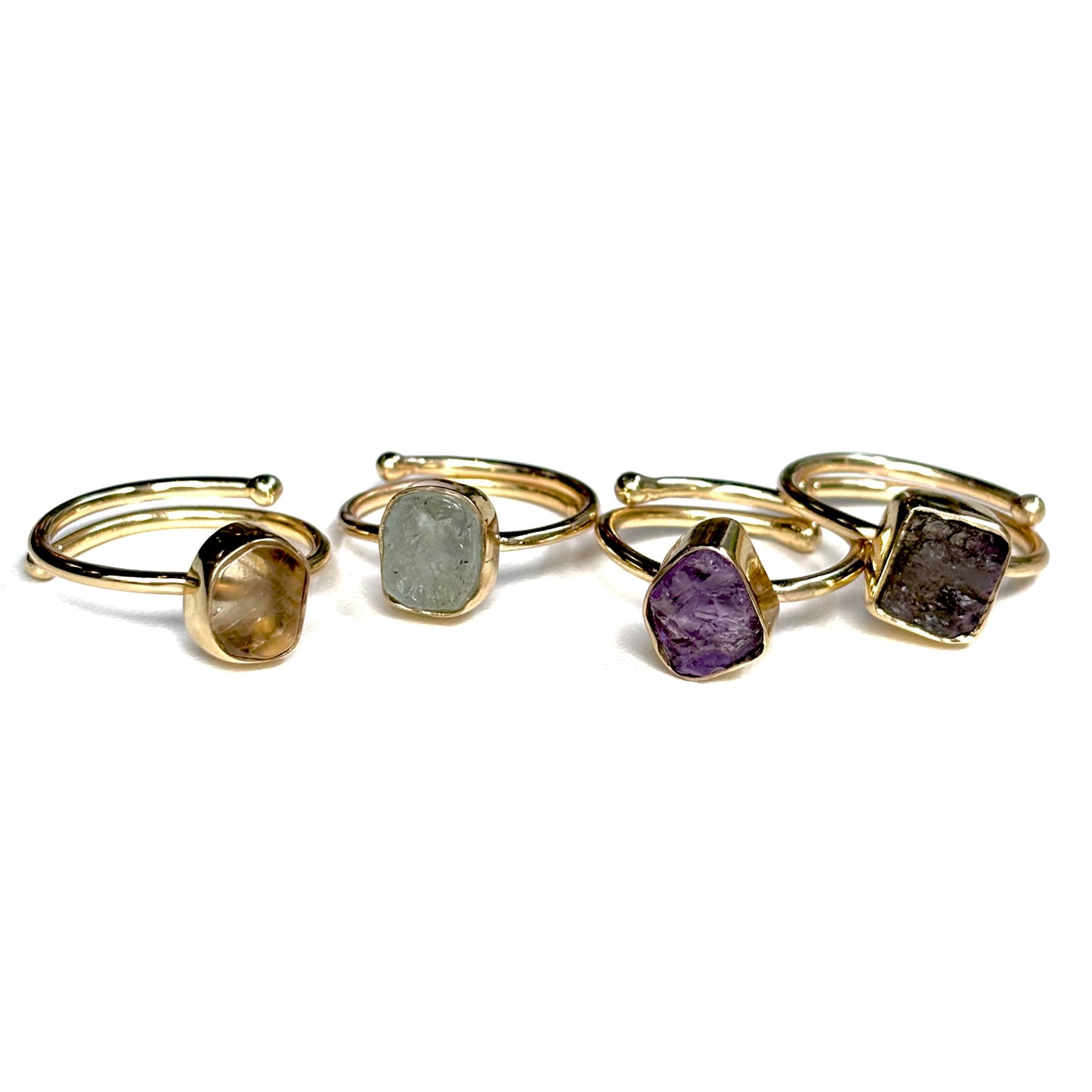 Brass roughcut ring