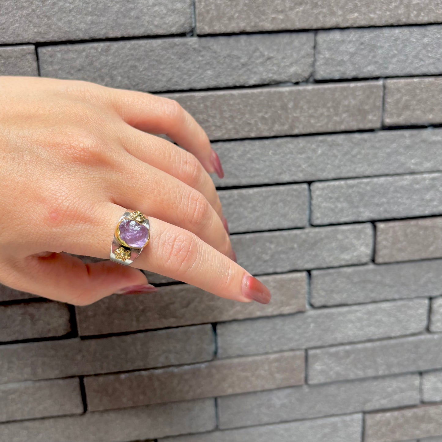 Rough cut Connect ring