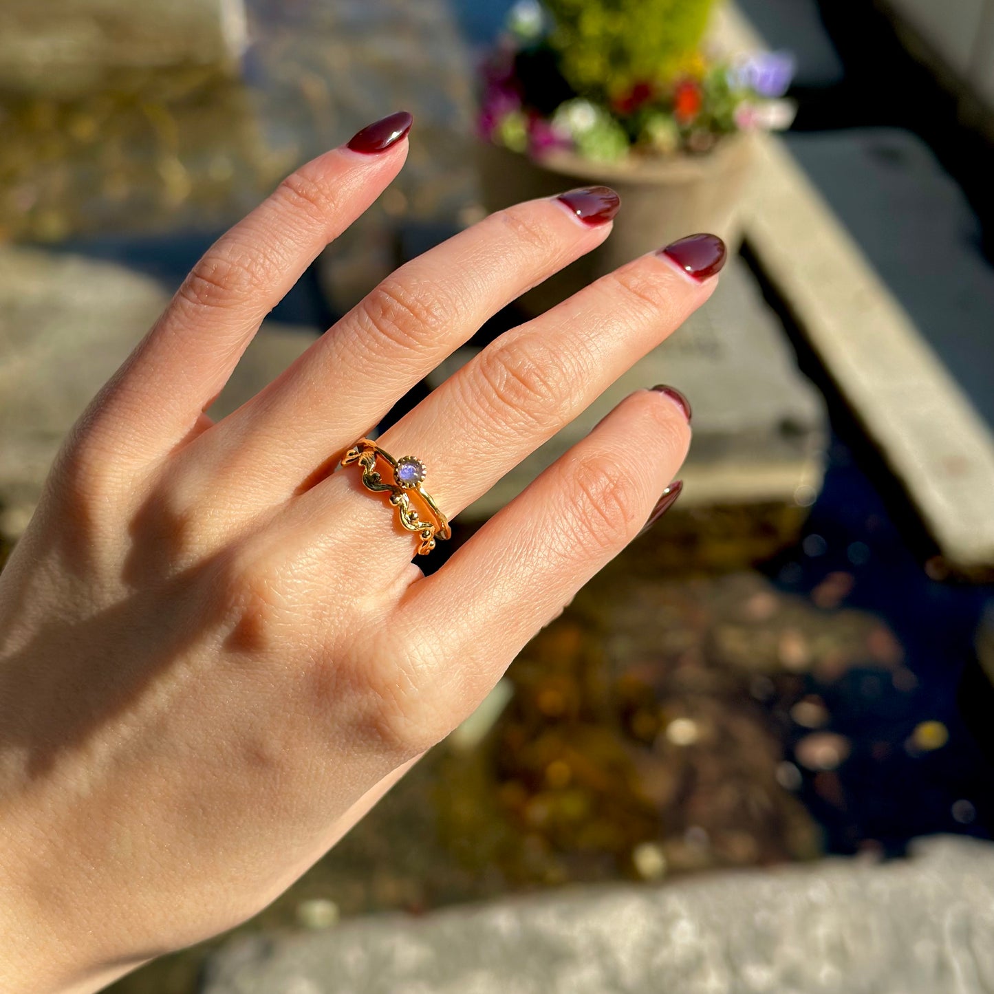Brass petit ring 51