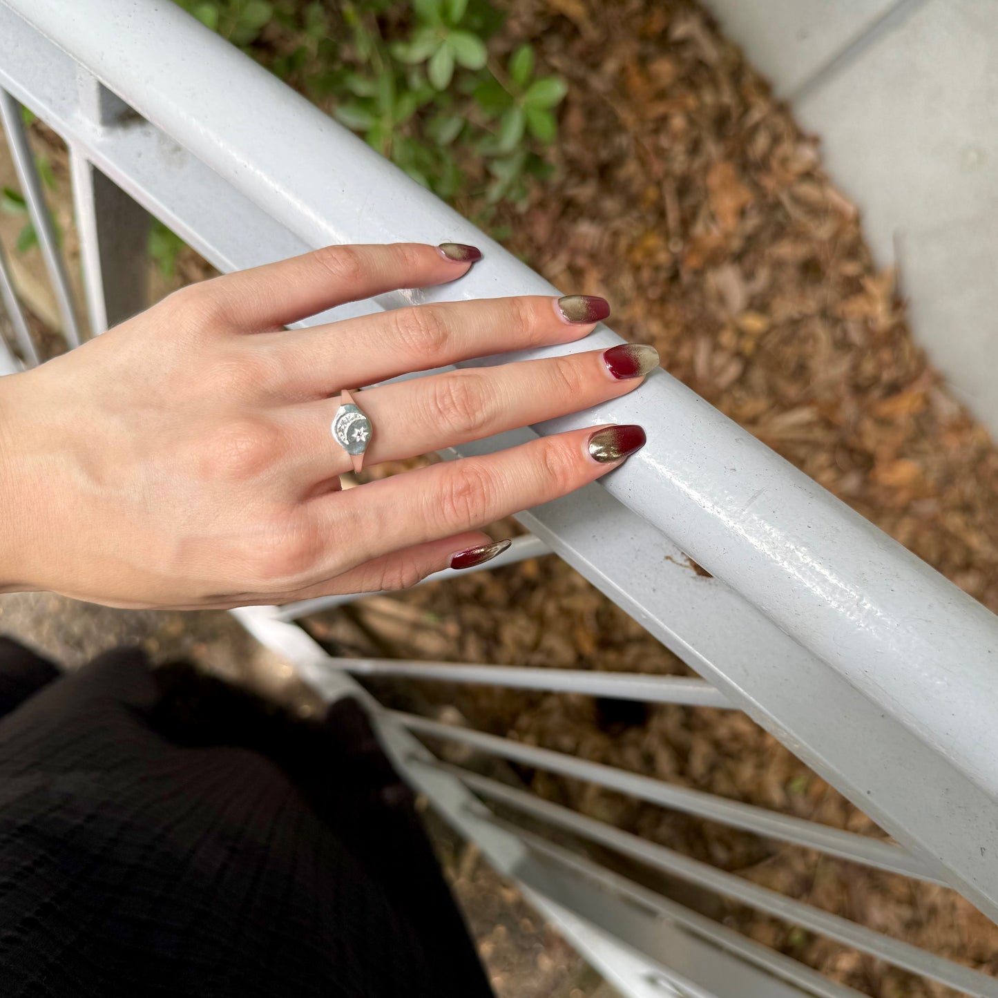 Moon&Star design ring