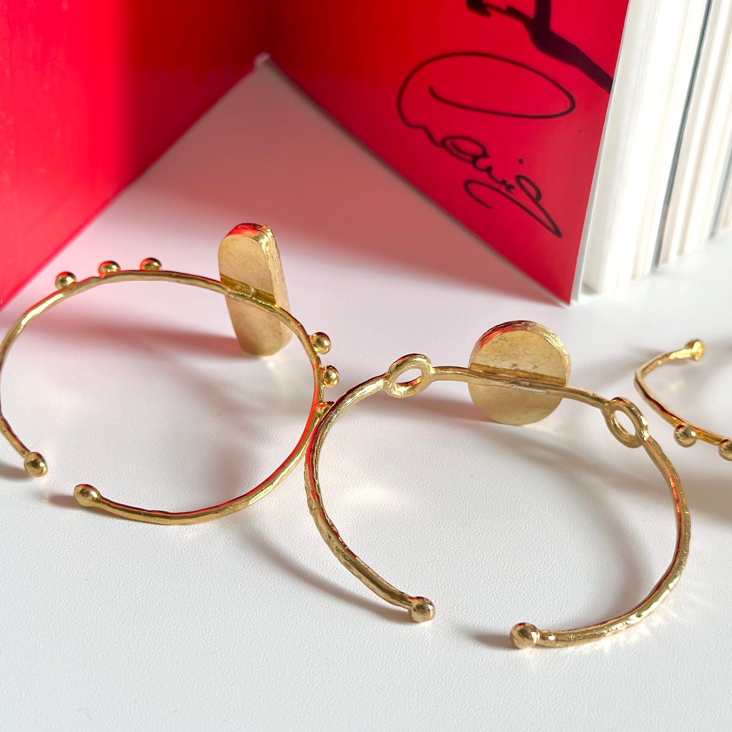 Brass design bangle