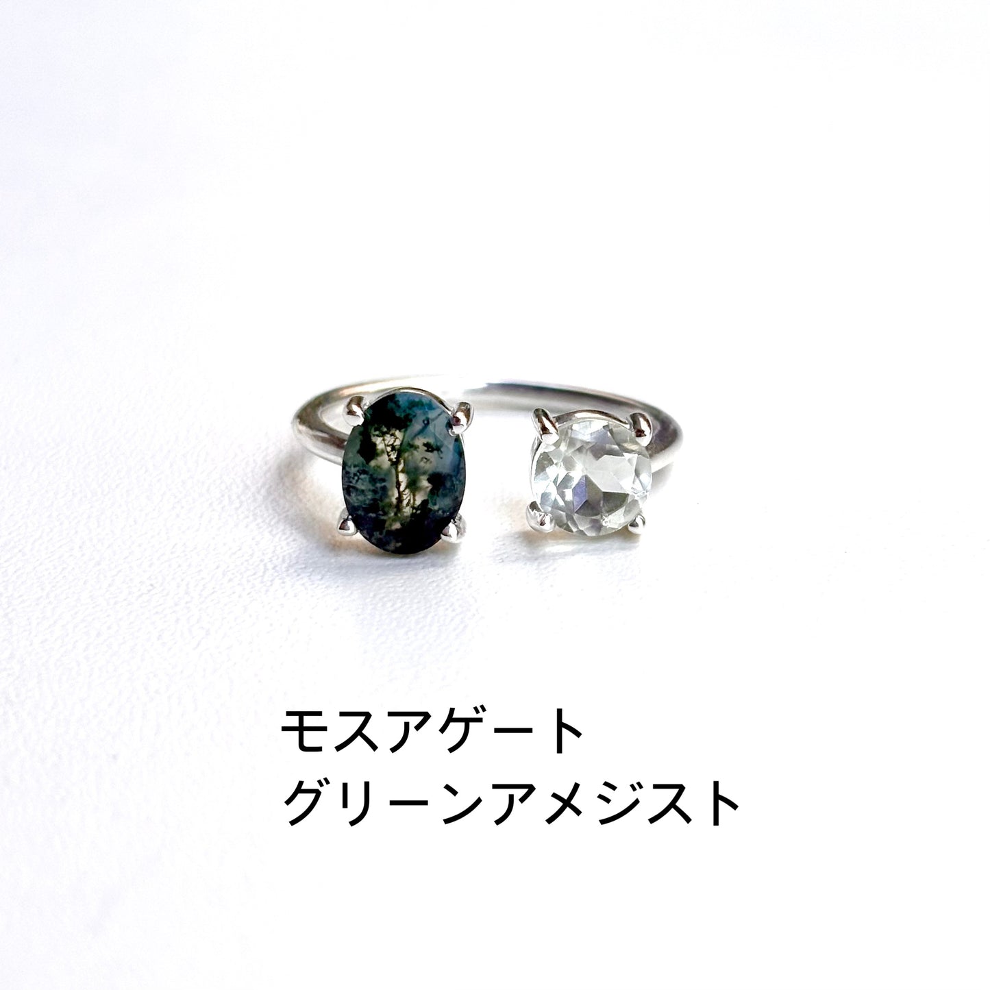 Silver925 2stone ring 16
