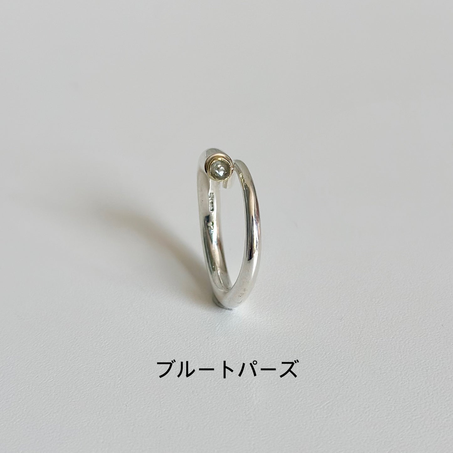 Silver925 × Brass design ring 1