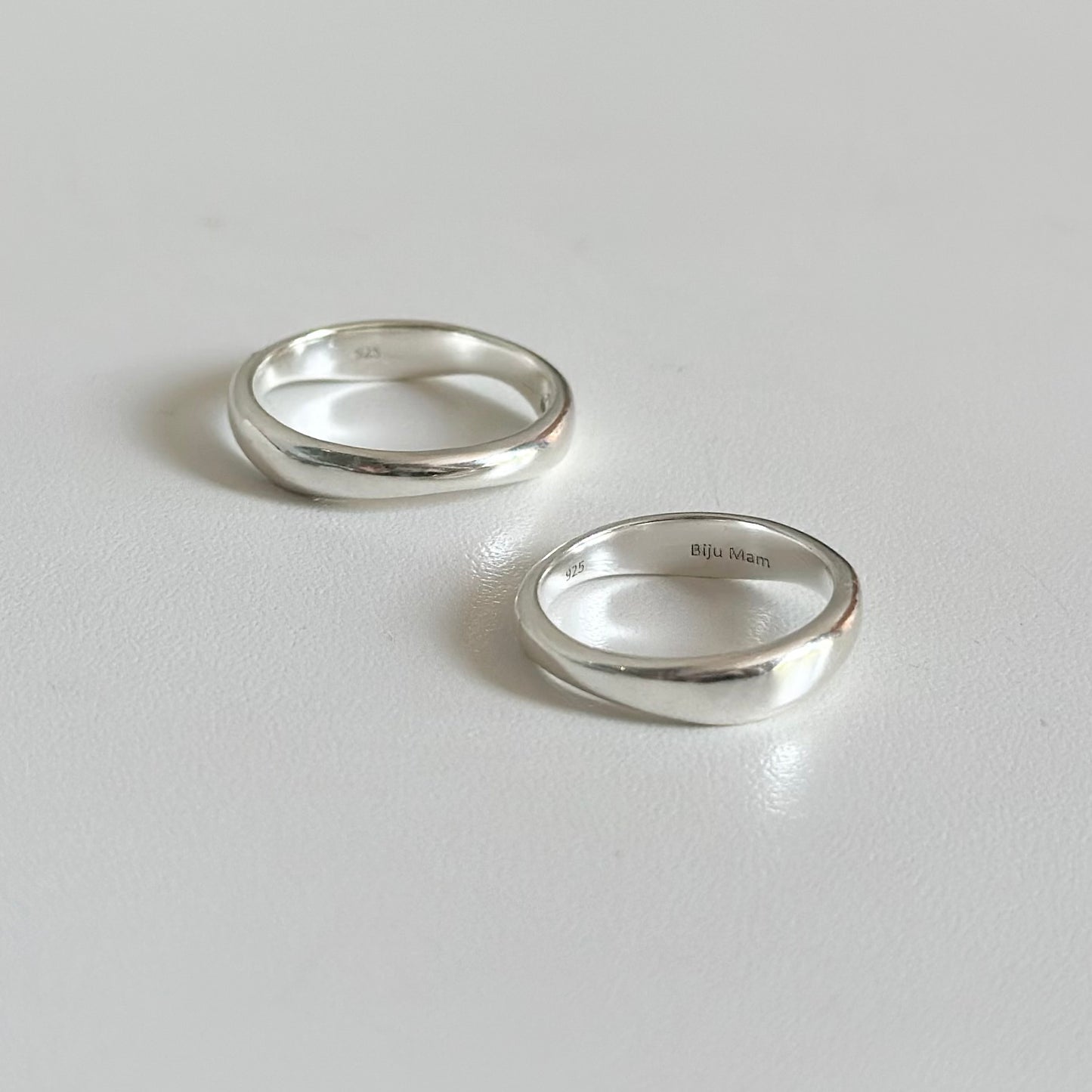 Silver925 plain ring 81