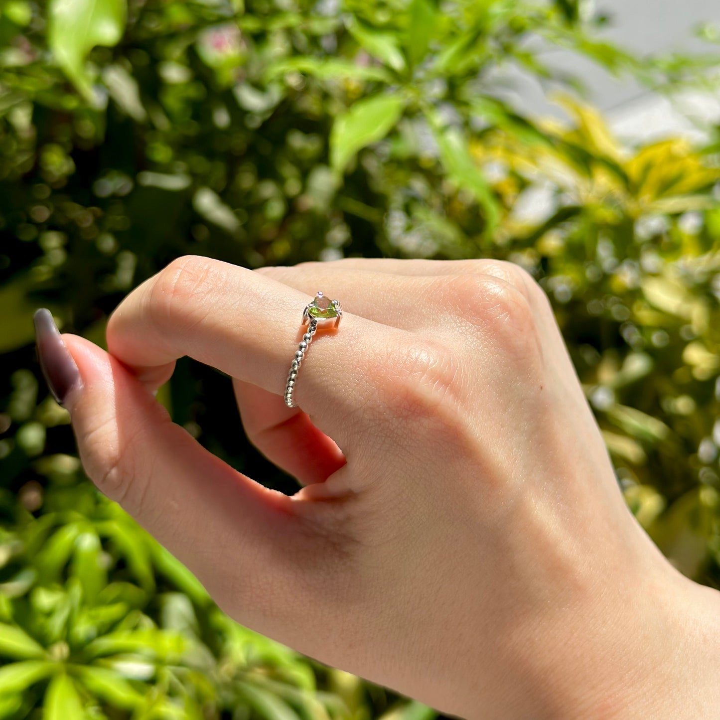 Silver925 Heart petit ring 2