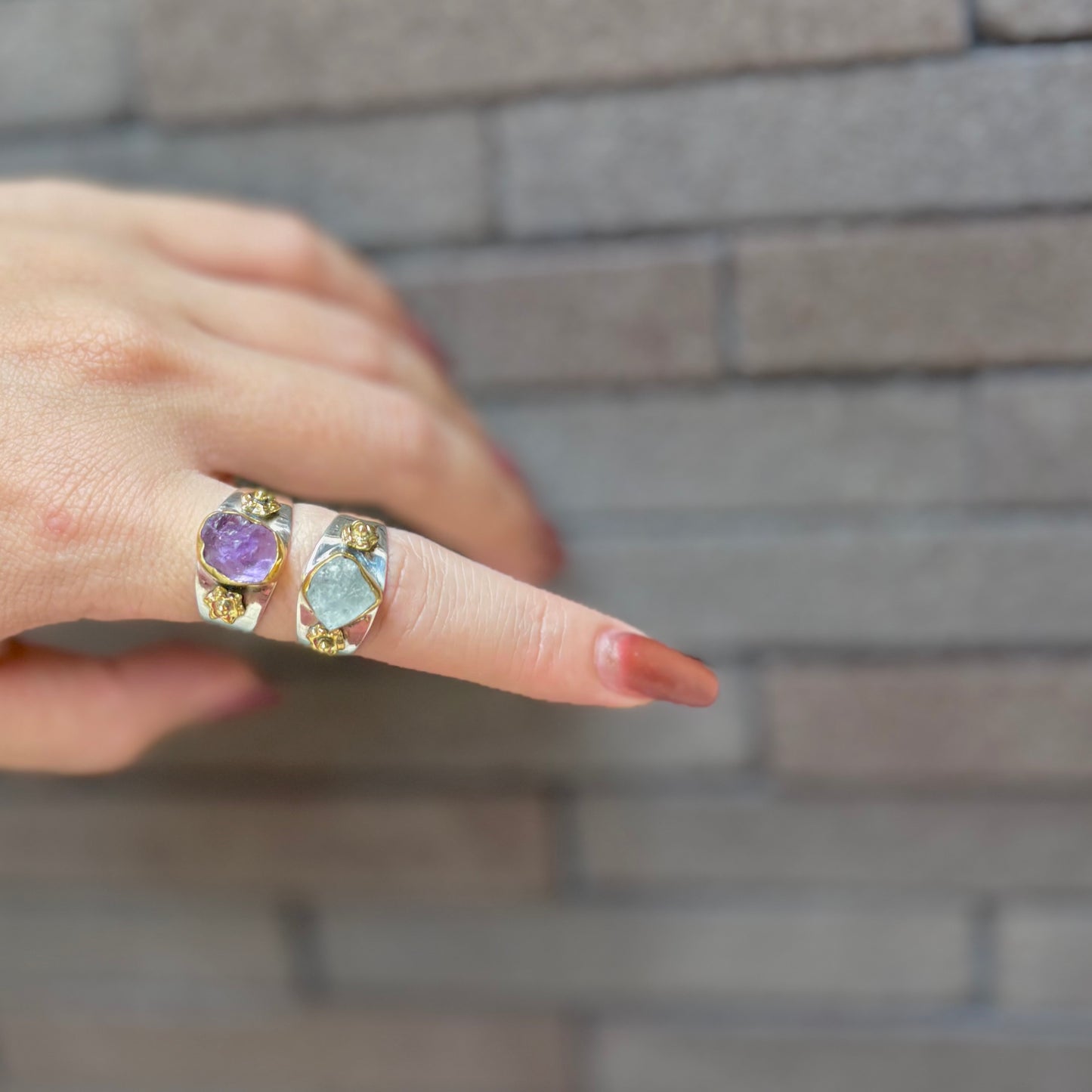 Rough cut Connect ring