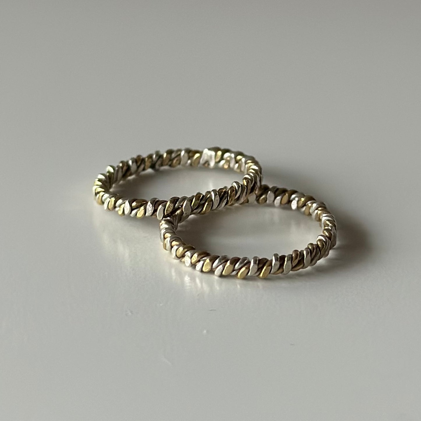 Silver925×Brass plain ring 20