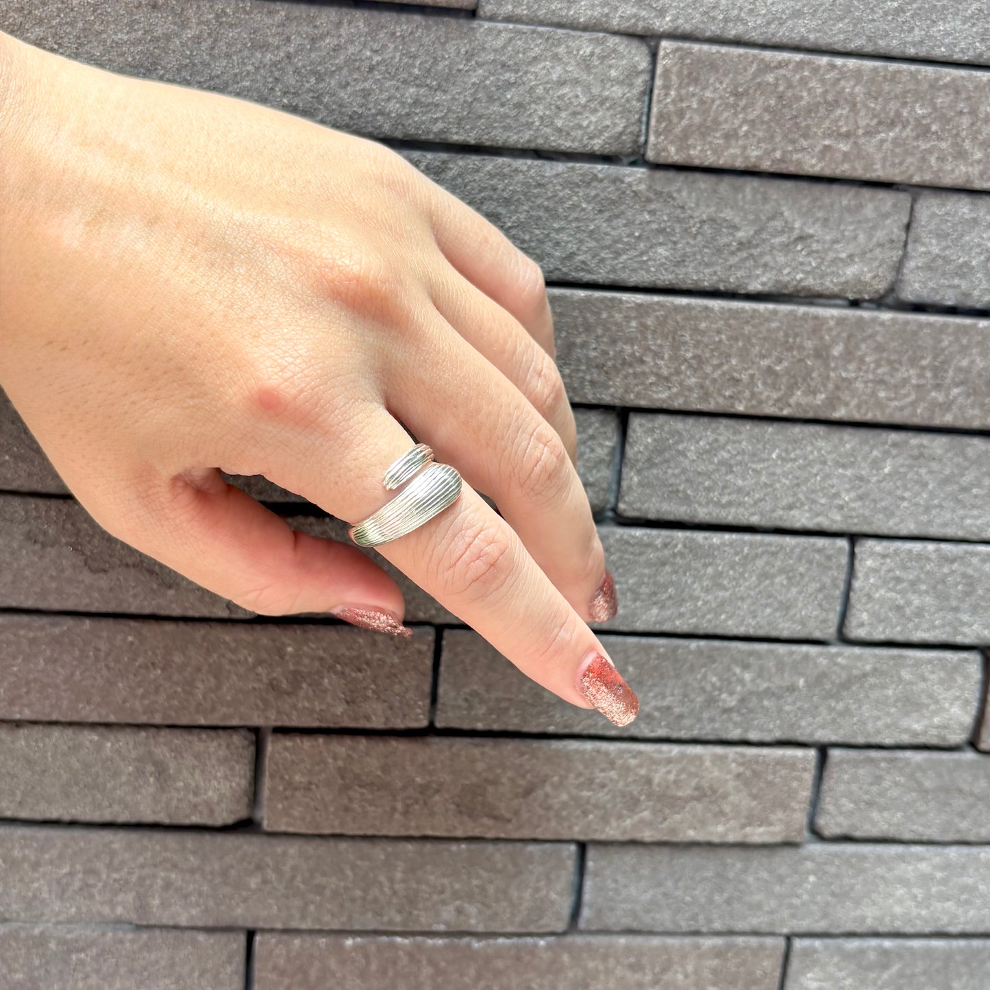 Silver925 plain ring 48