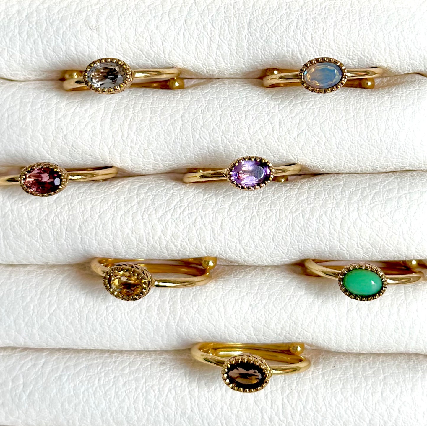 Brass petit ring 11