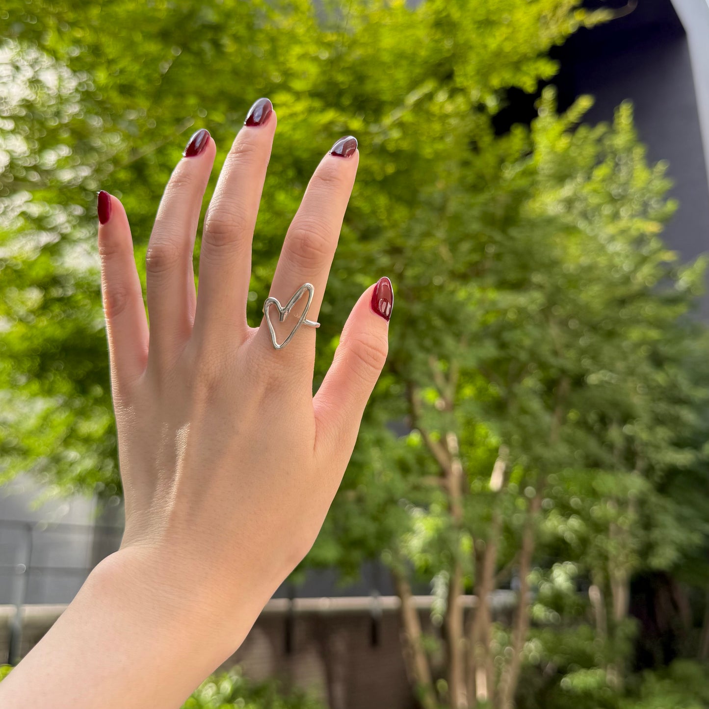 Heart plain ring 29