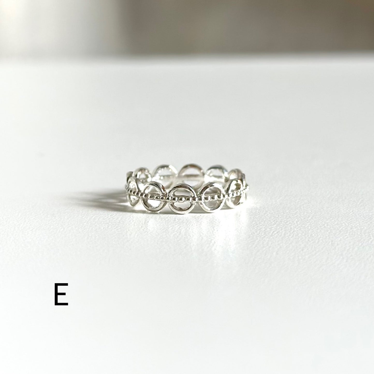 Silver925 plain ring 83