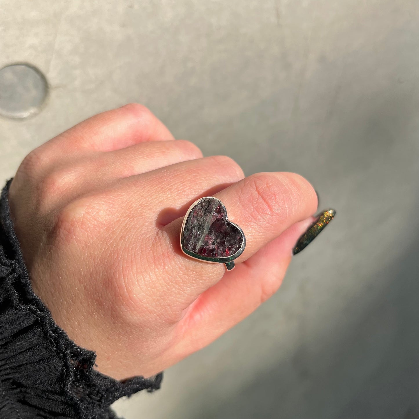 Heart design ring 11