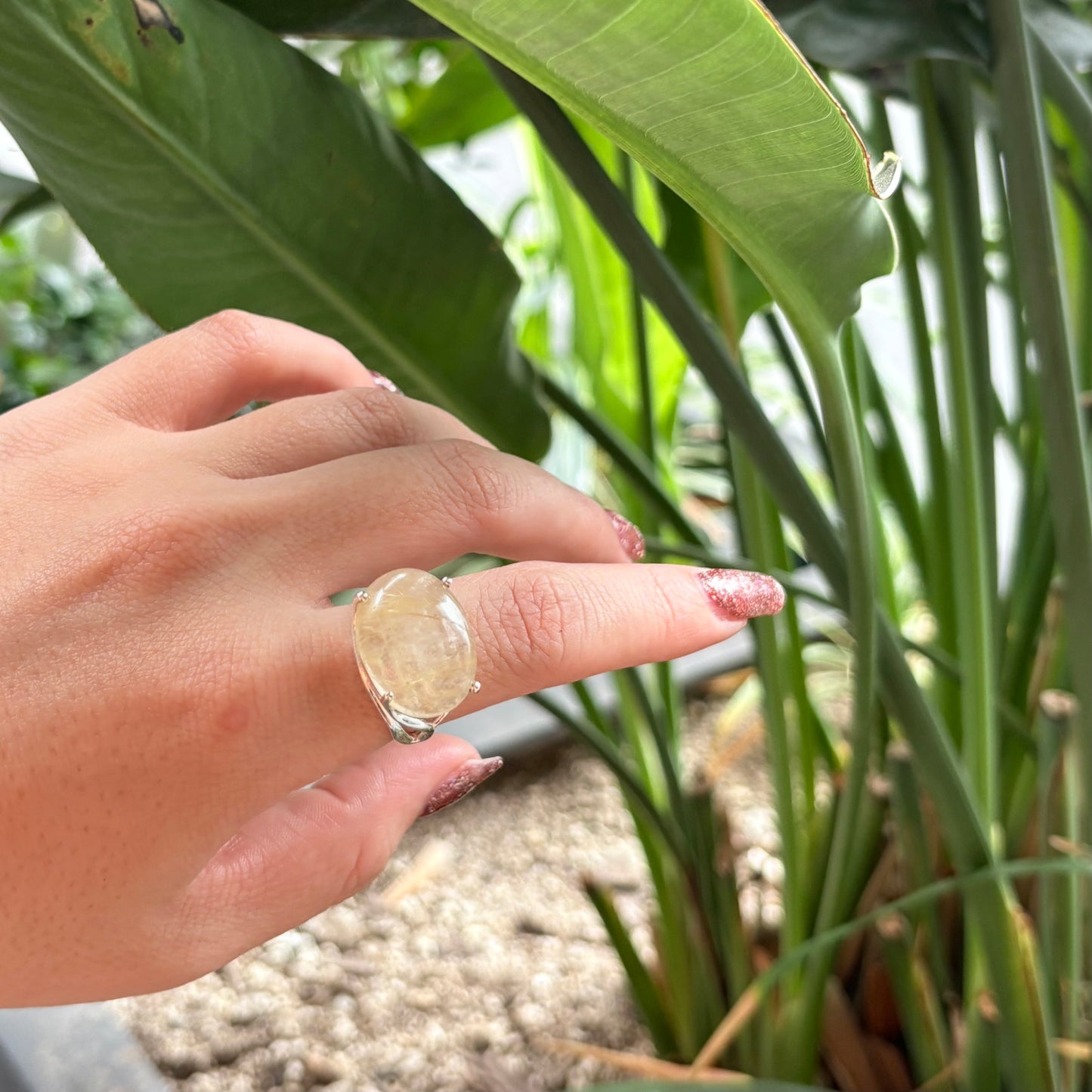 Big stone design ring 2