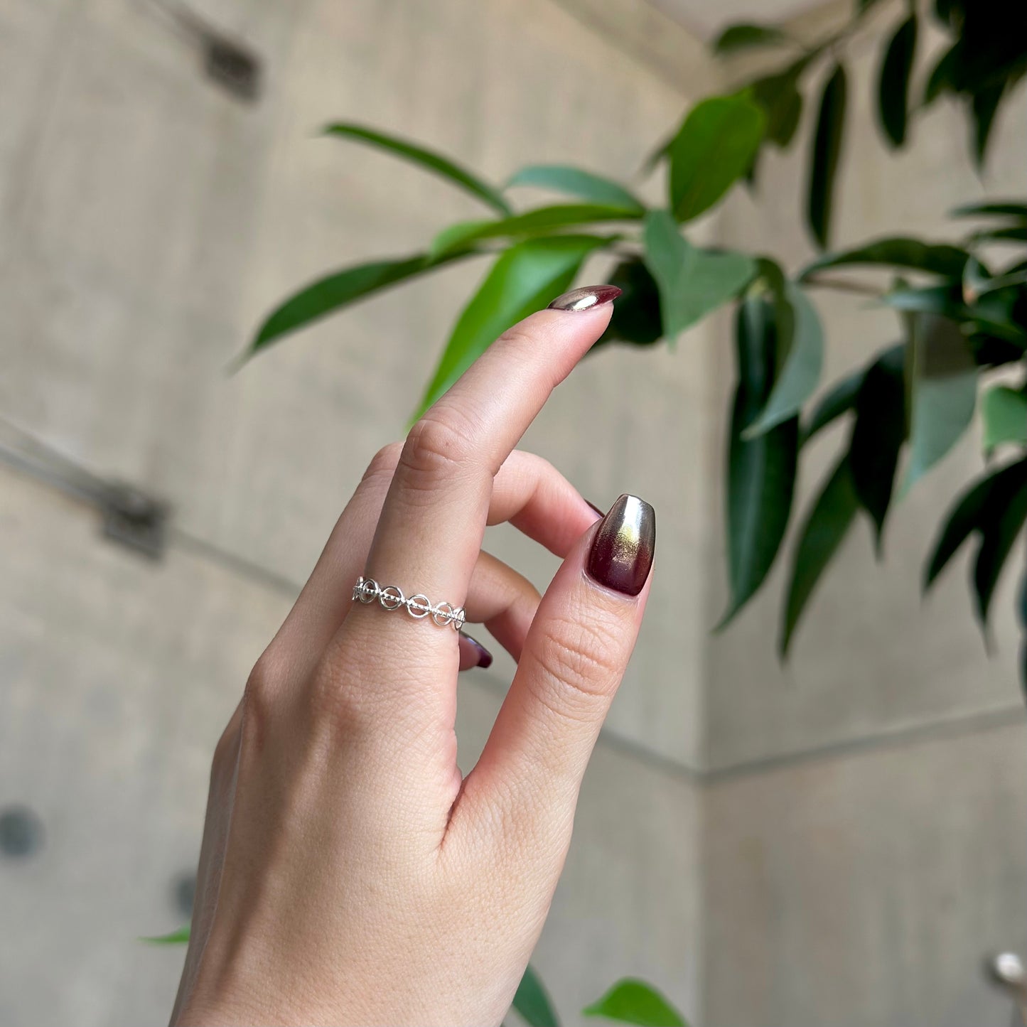 Silver925 plain ring 78