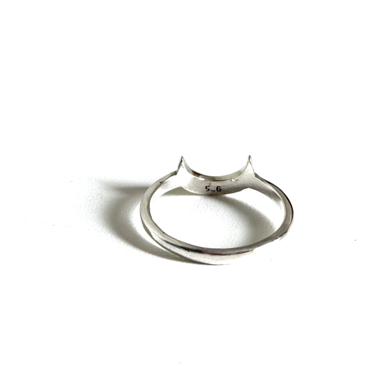Moon plain ring 5