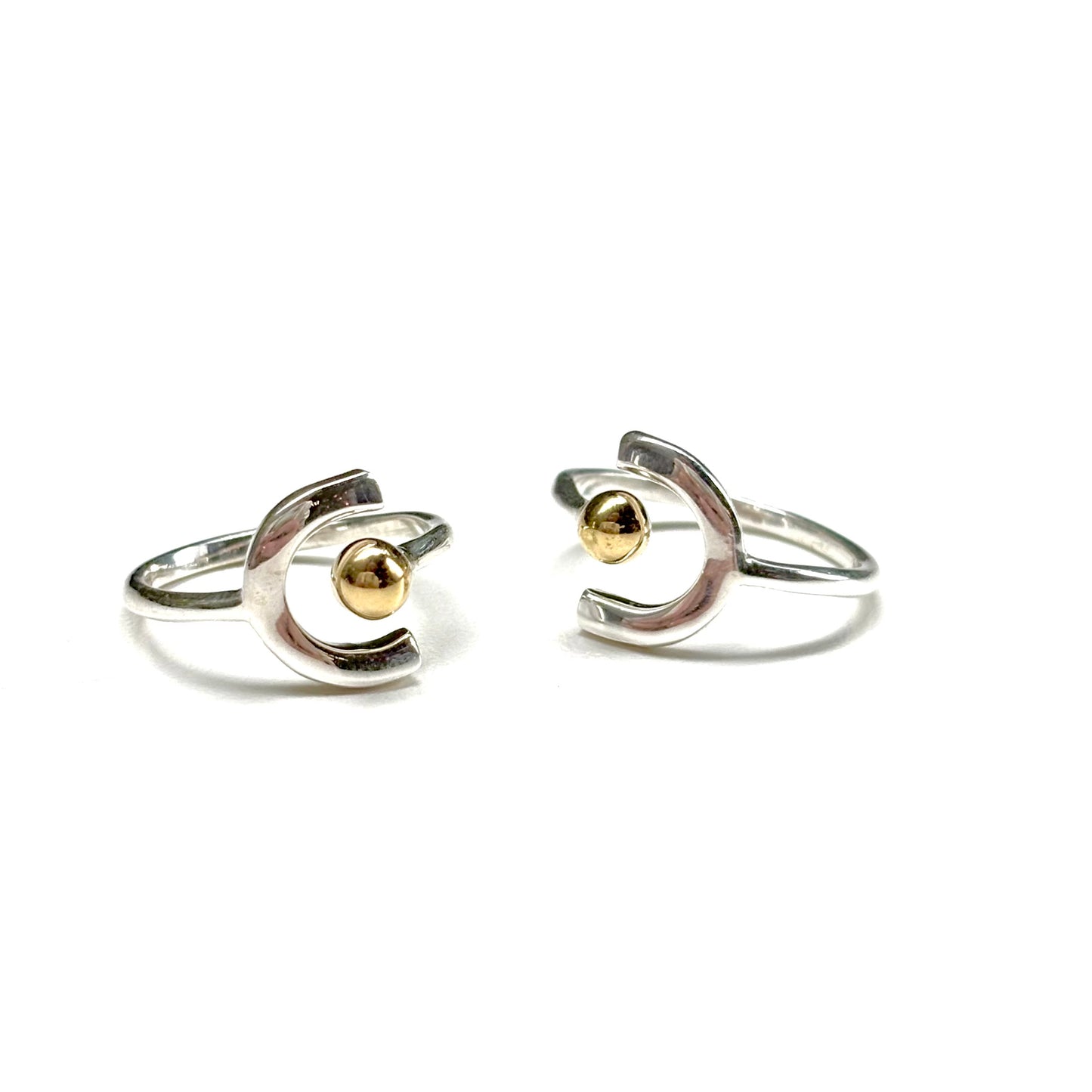 Moon plain ring 4
