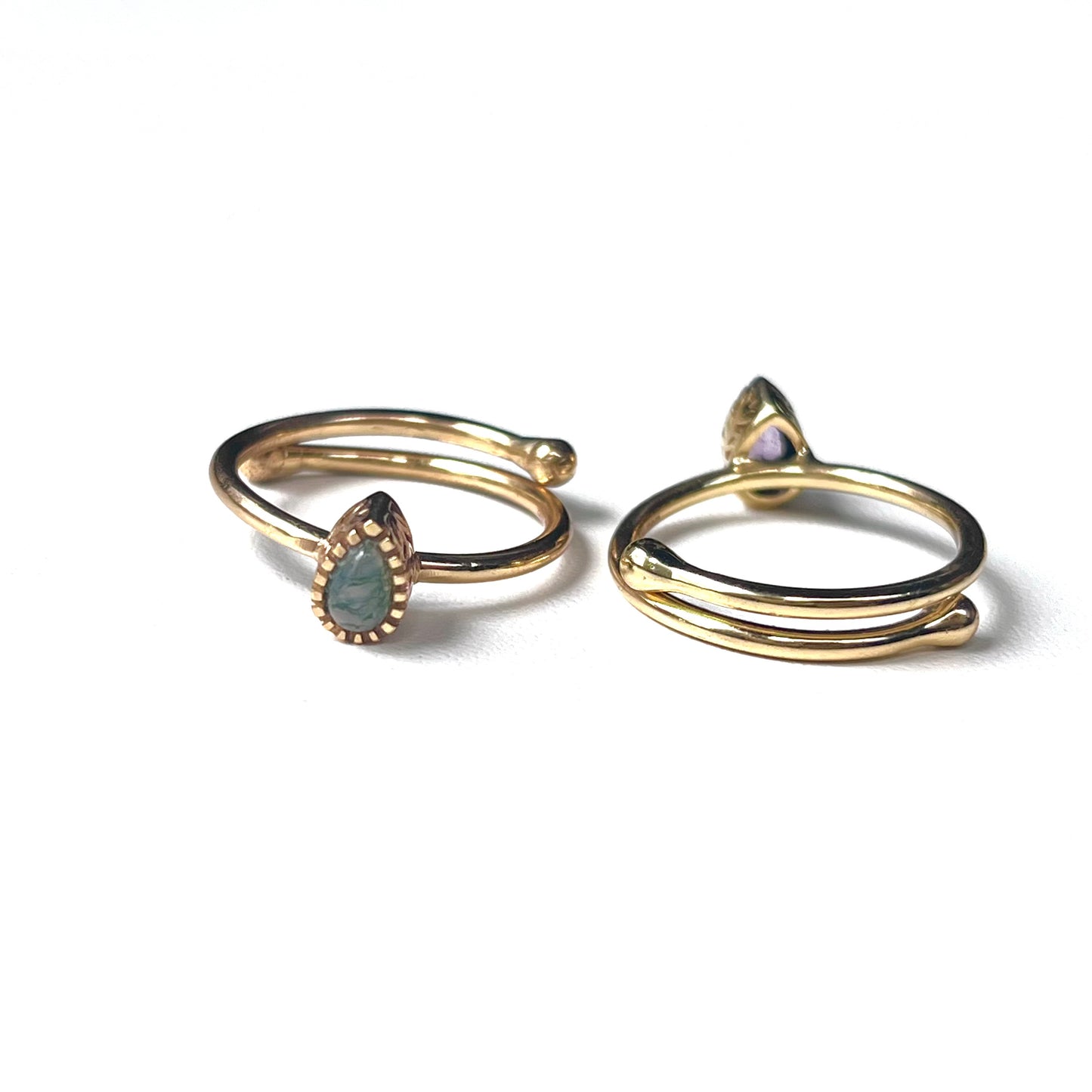 Brass petit ring 57