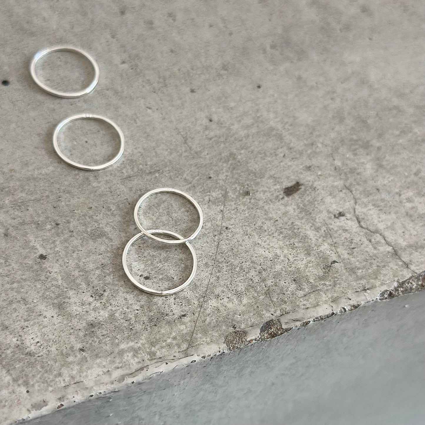 Silver925 plain ring 75