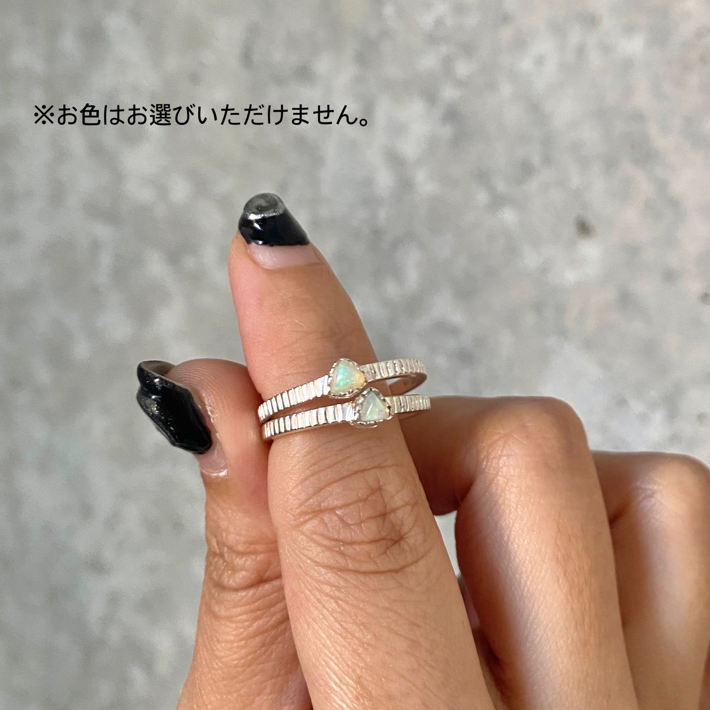 Silver925 petit ring〈triangle〉