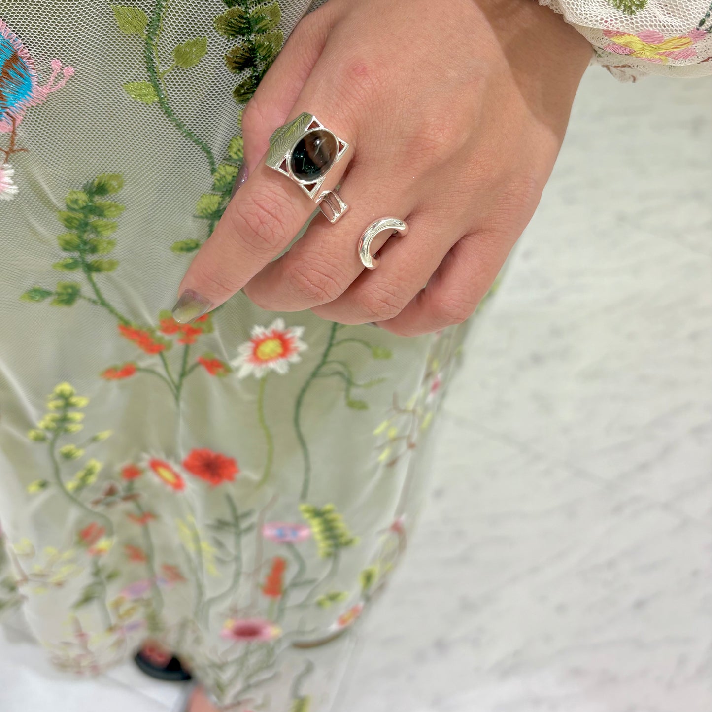 Silver925 design ring 77
