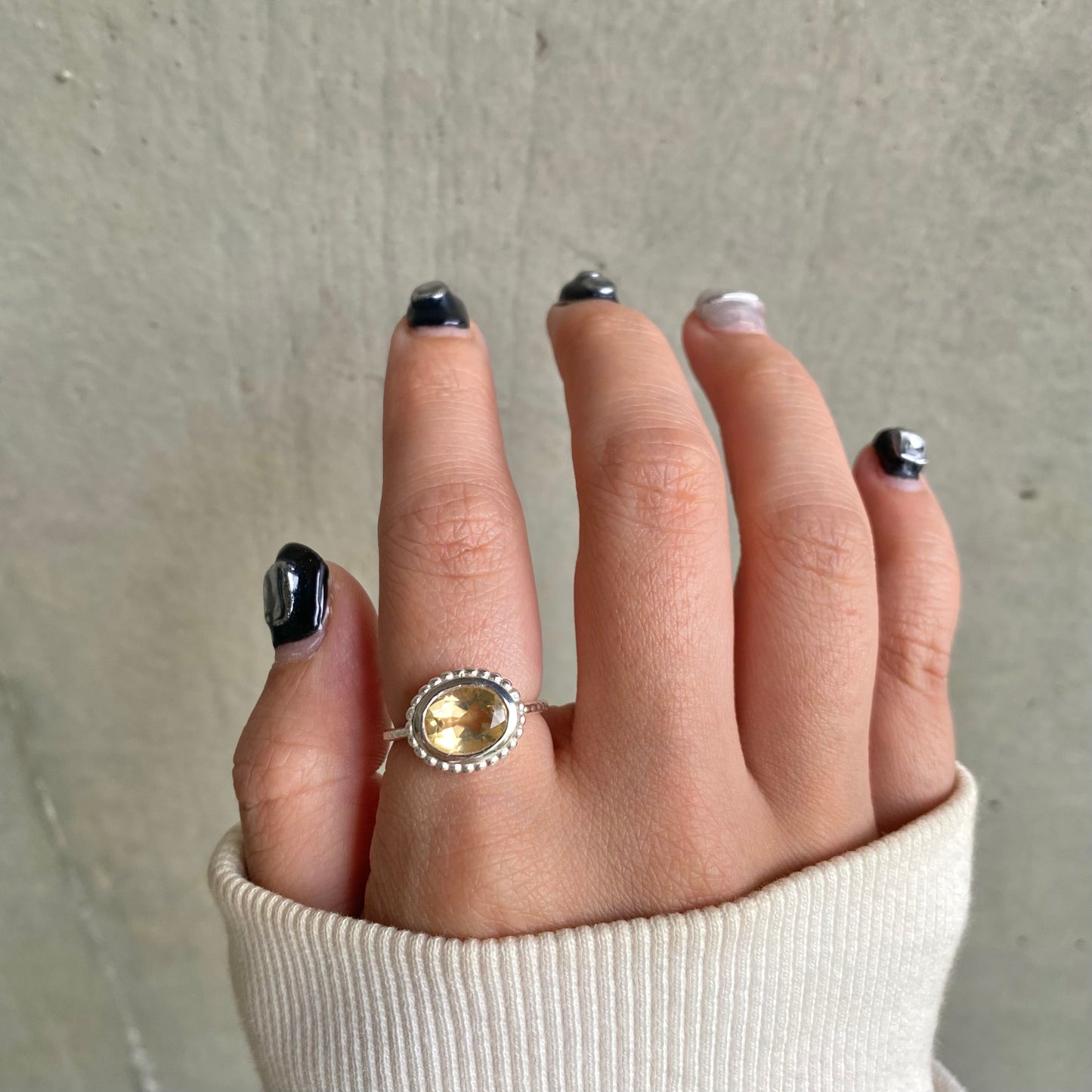 Silver925 1stone ring 6