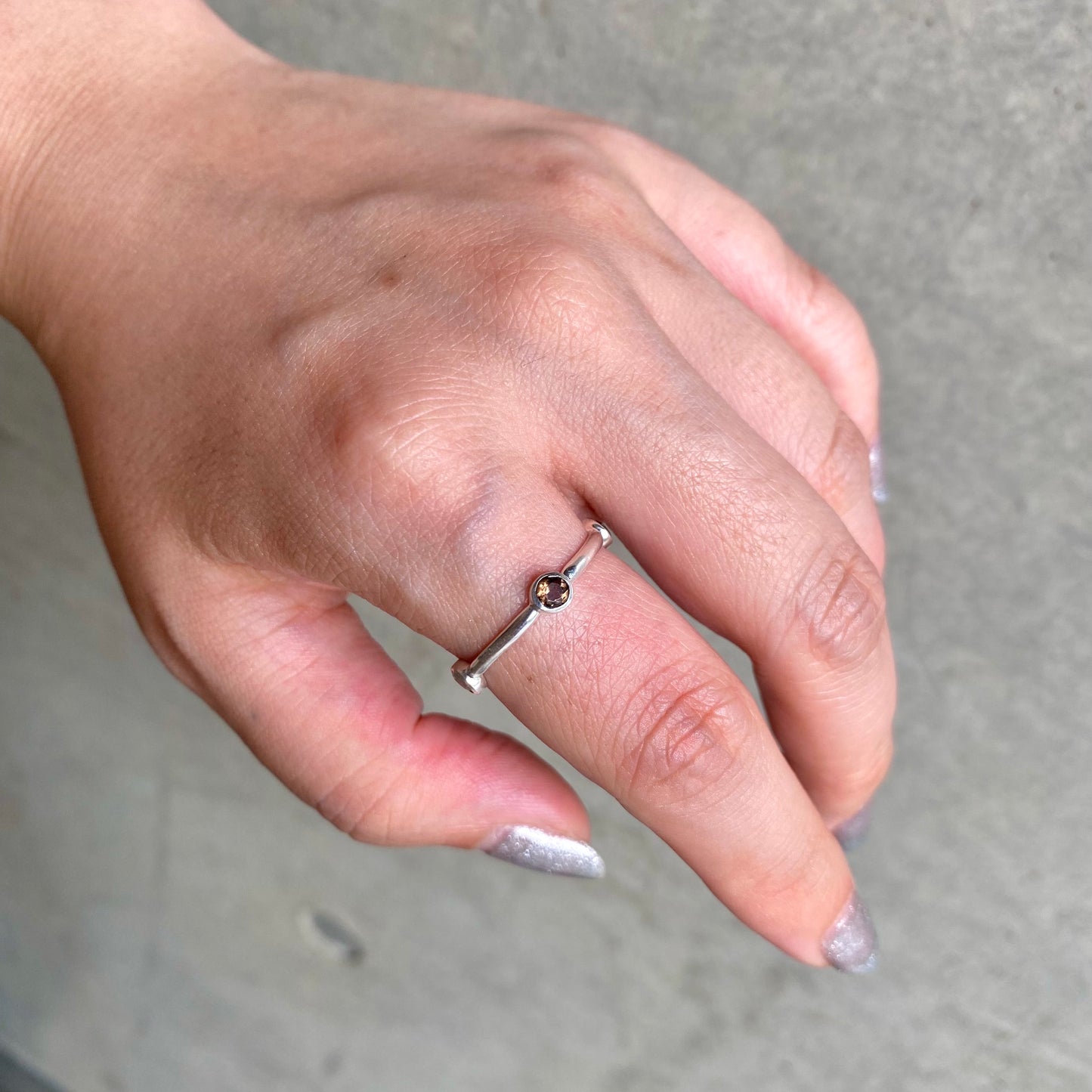Silver925 4stone ring 3
