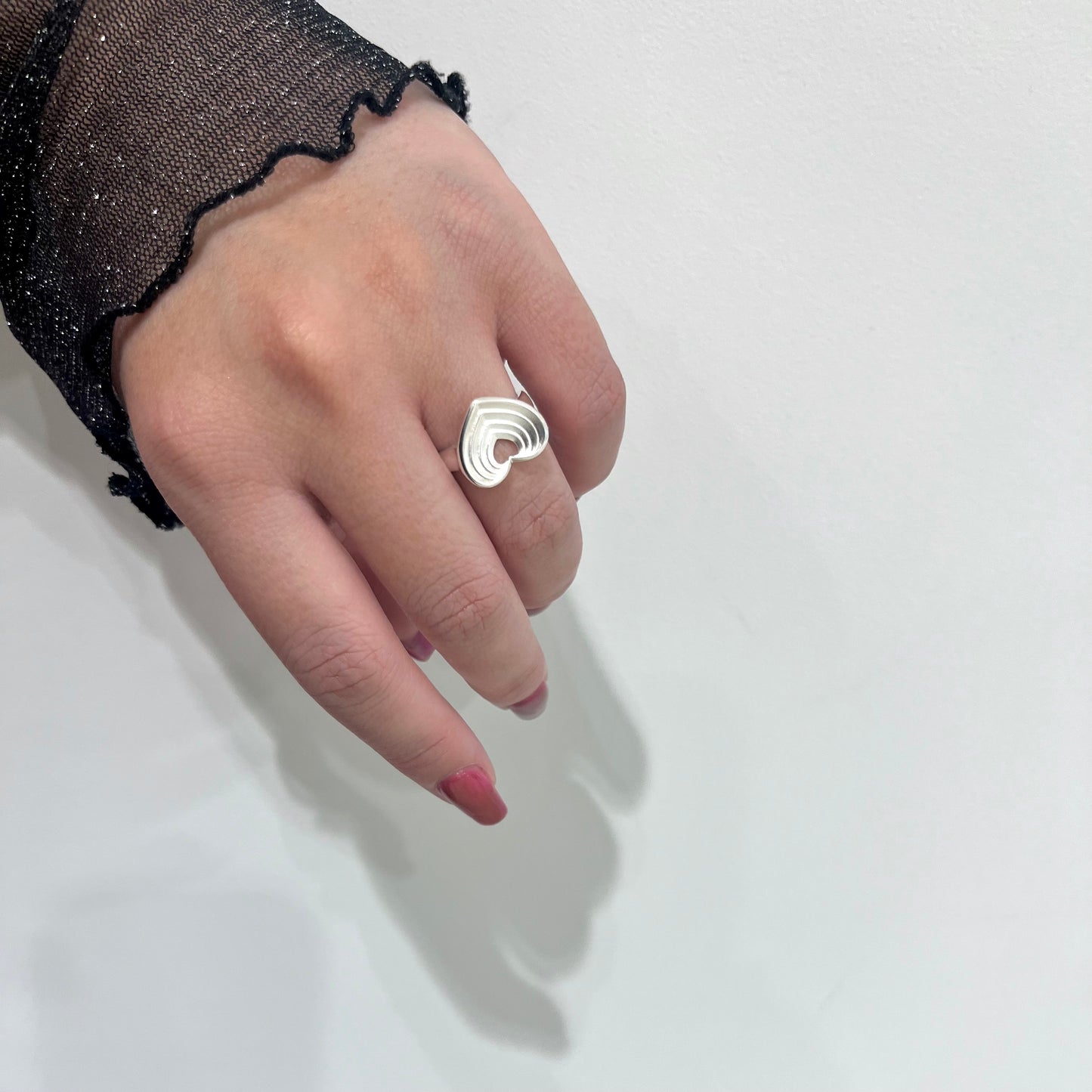 Heart plain ring 47