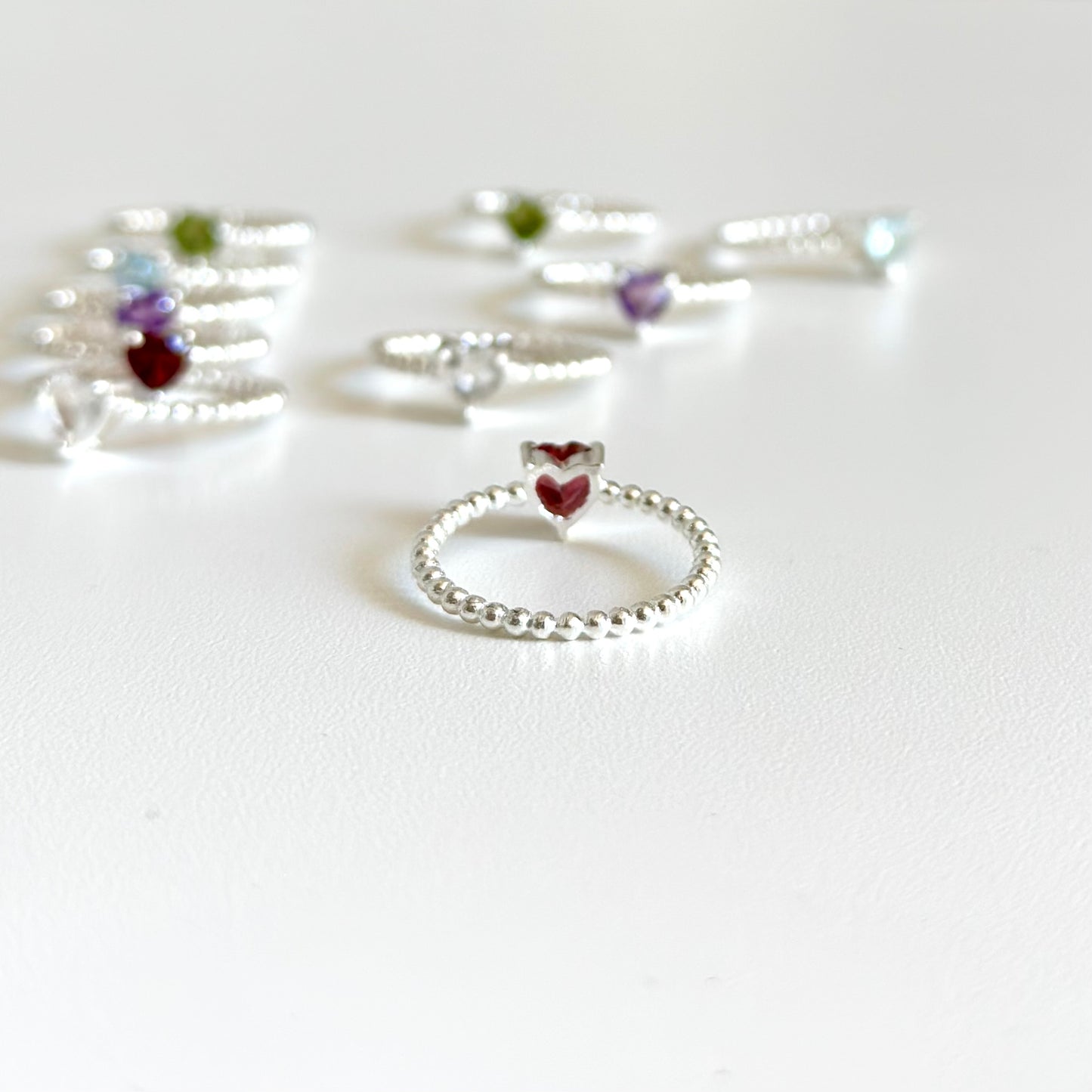 Silver925 Heart petit ring 2