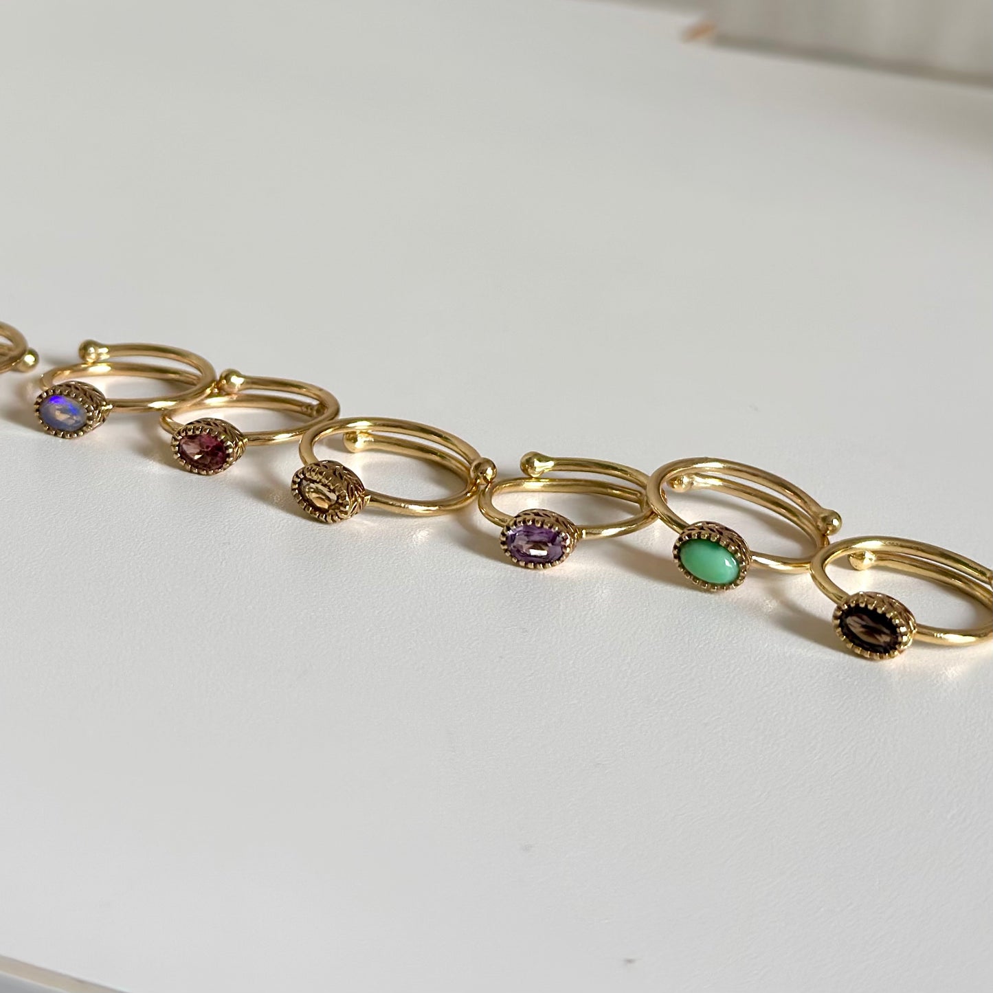 Brass petit ring 11