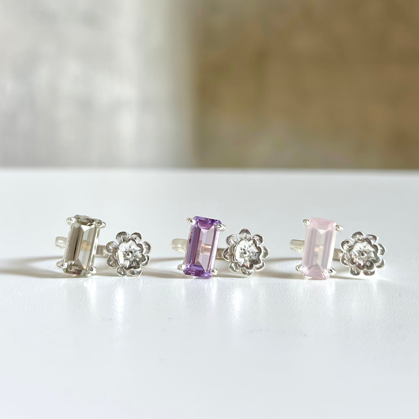 Flower design ring 5