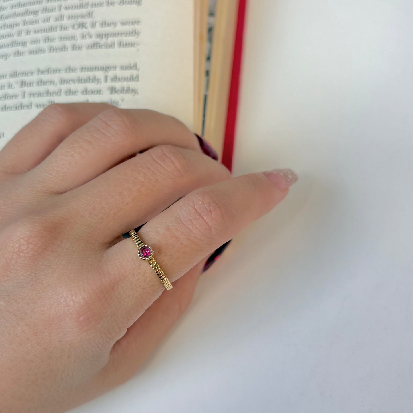 Brass petit ring 13