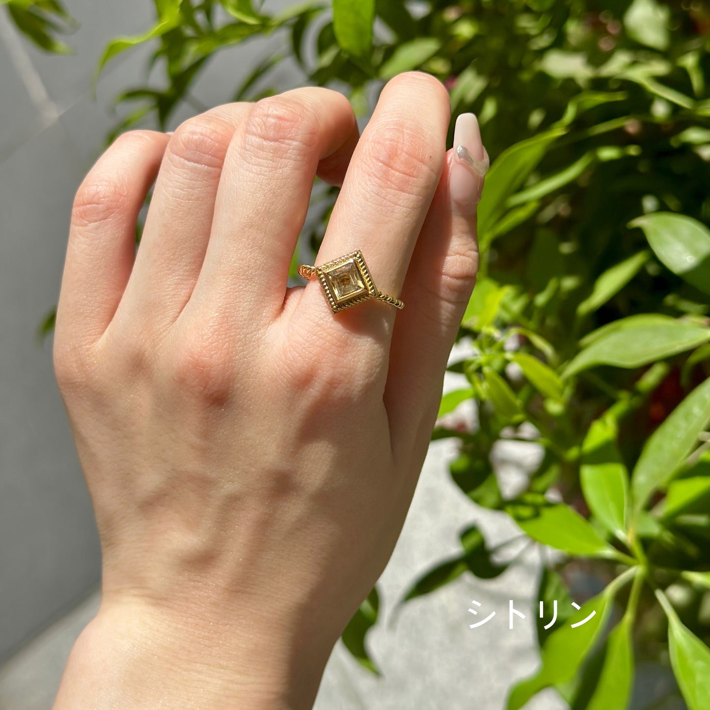 Brass petit ring 12