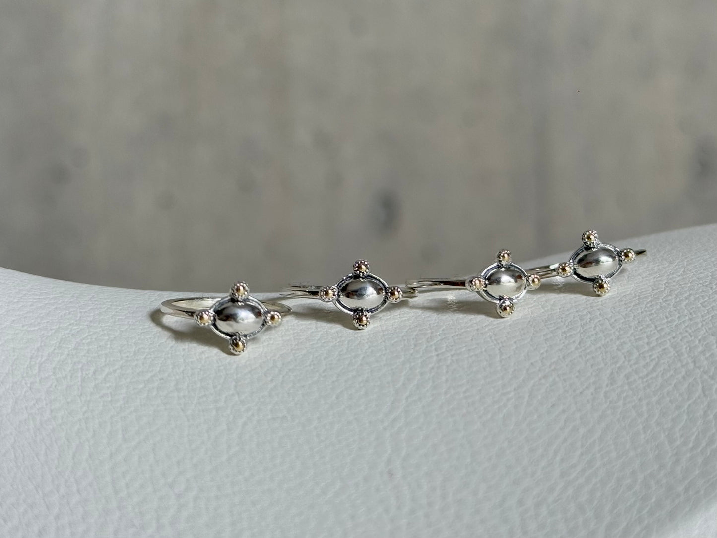 【Biju mam poco】Silver925×18k plain ring