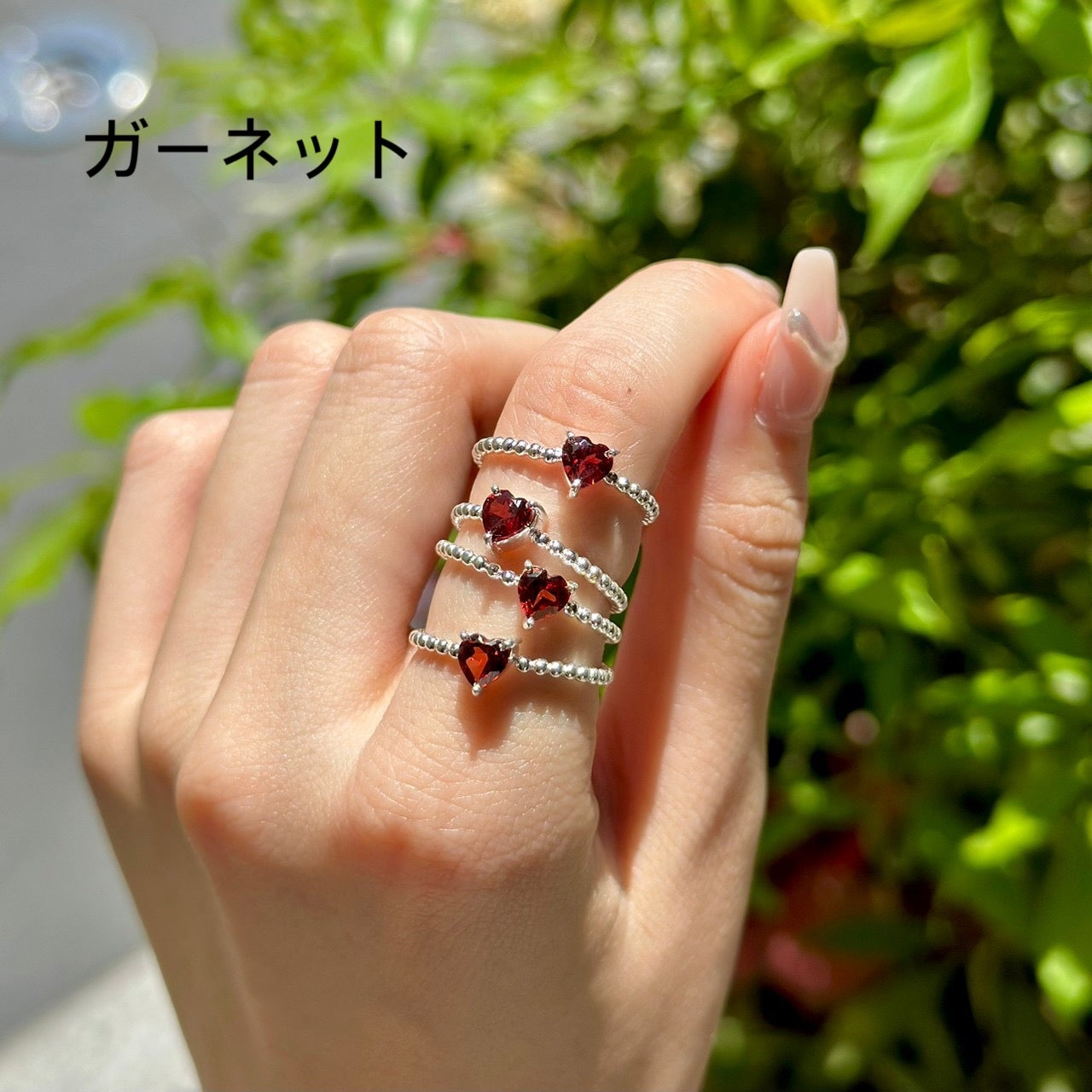 Silver925 Heart petit ring 2