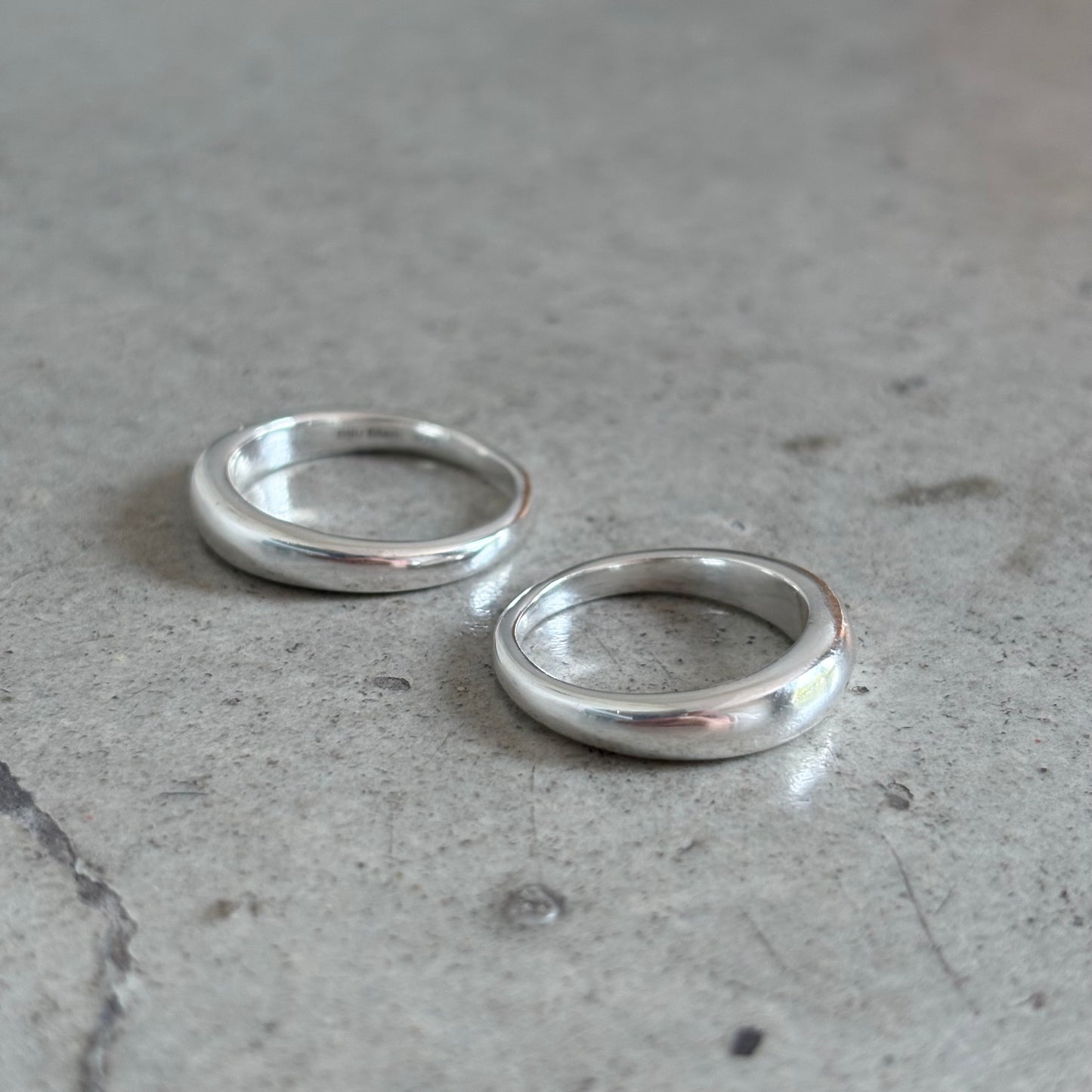 Silver925 plain ring 46