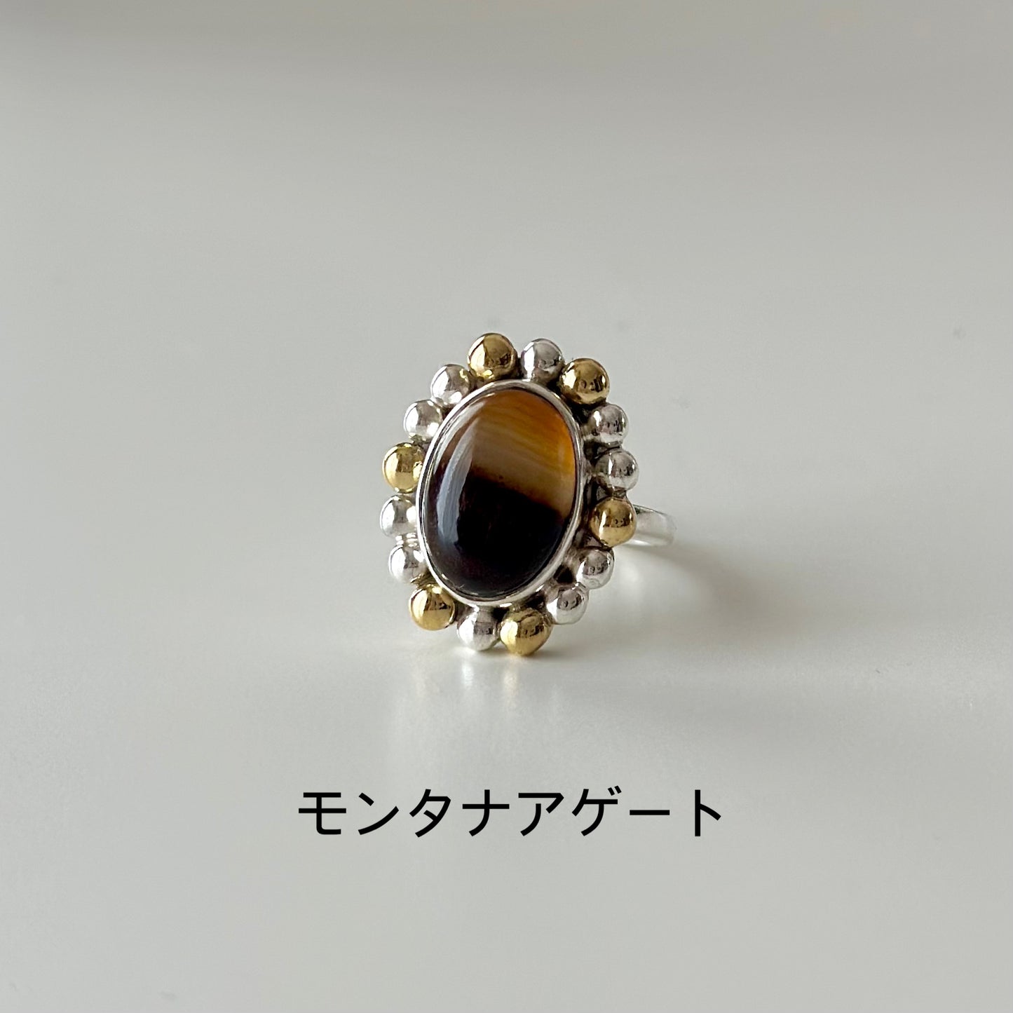 Silver925×Brass design ring
