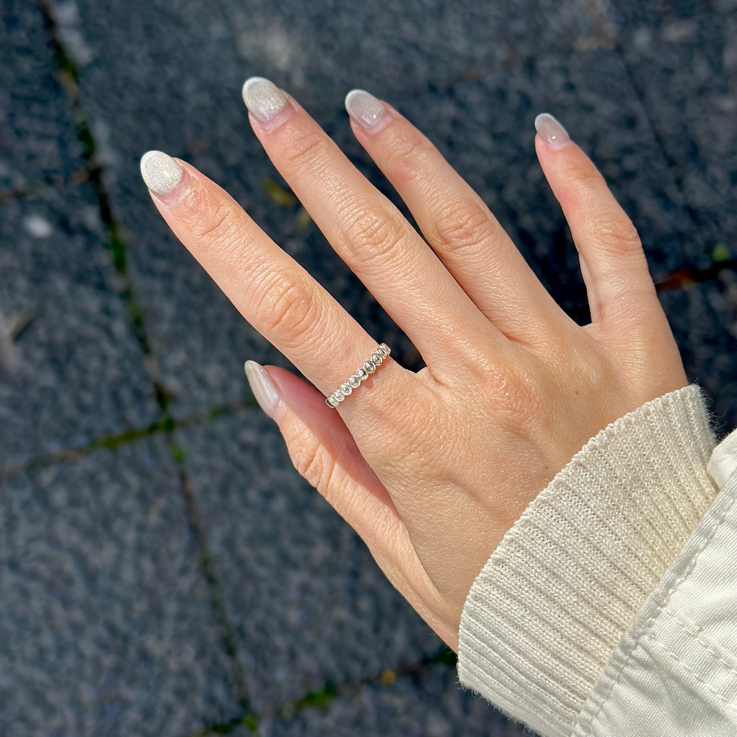 Silver925 plain ring 4