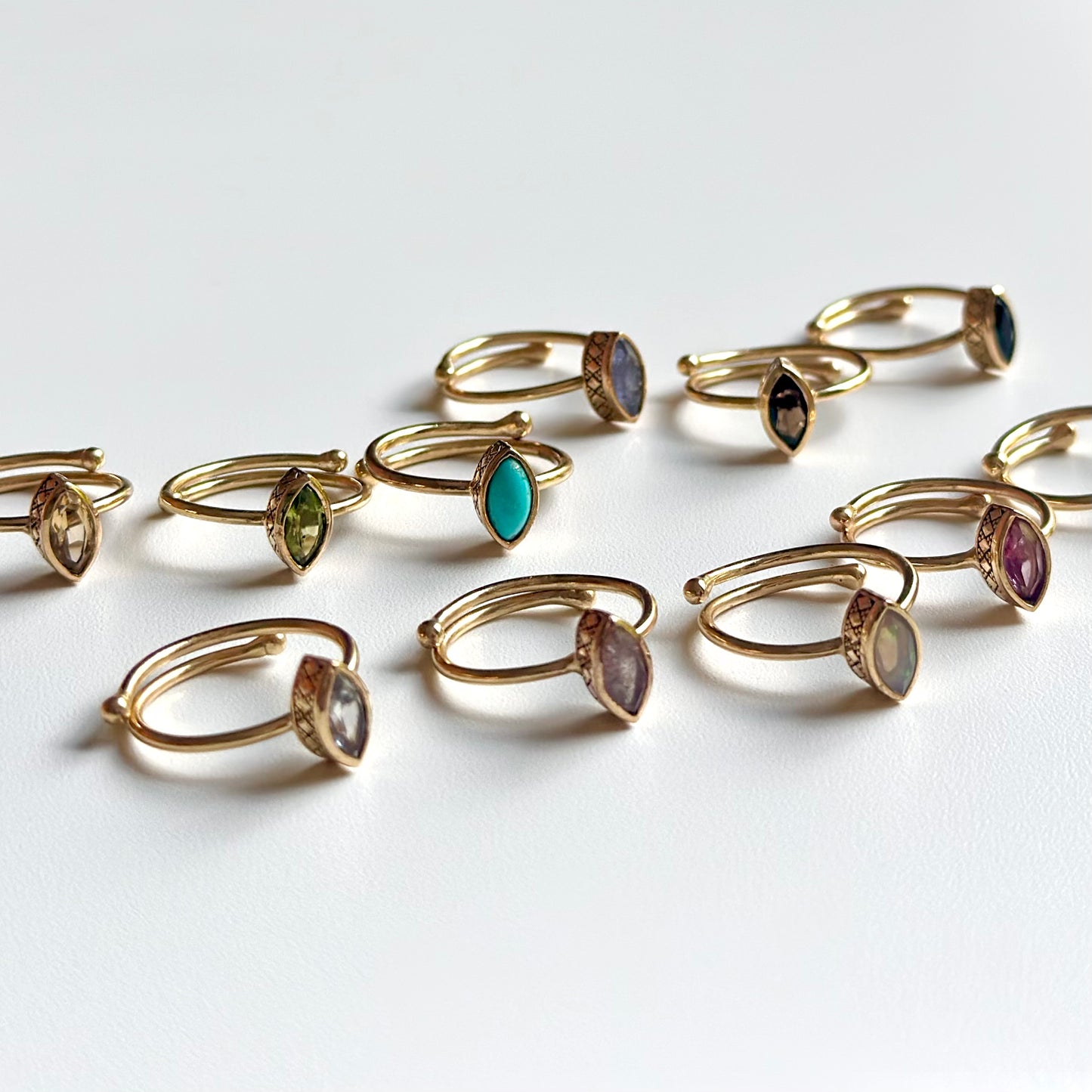 Brass petit ring 7
