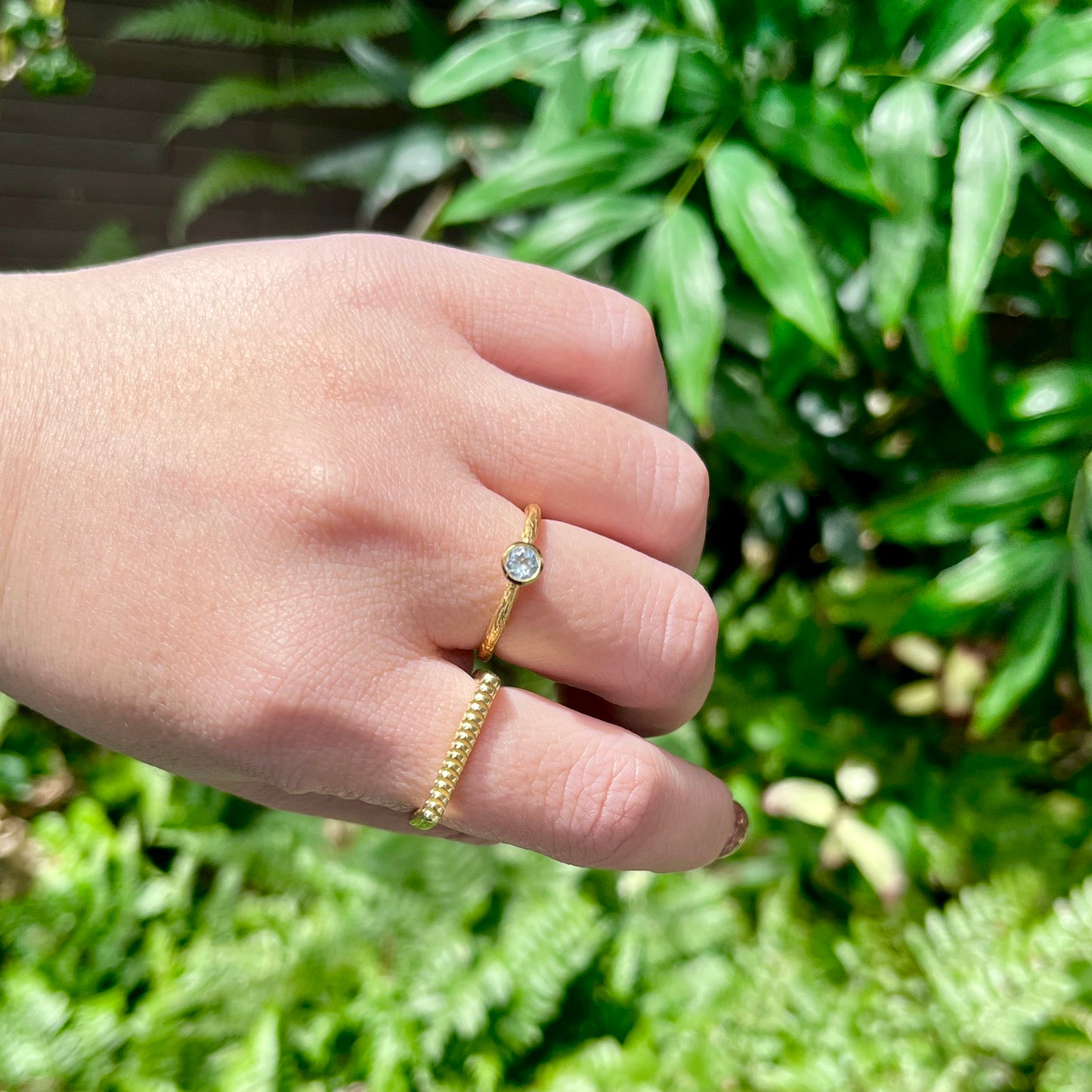 Brass plain ring 73