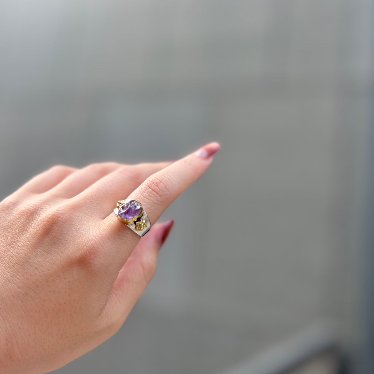 Rough cut Connect ring